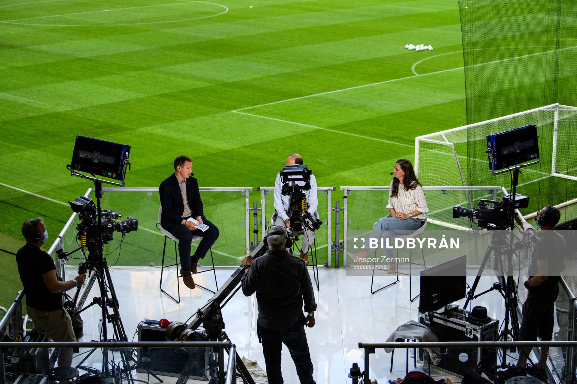 Kim Källström, Lasse Granqvist and Lotta Schelin in the