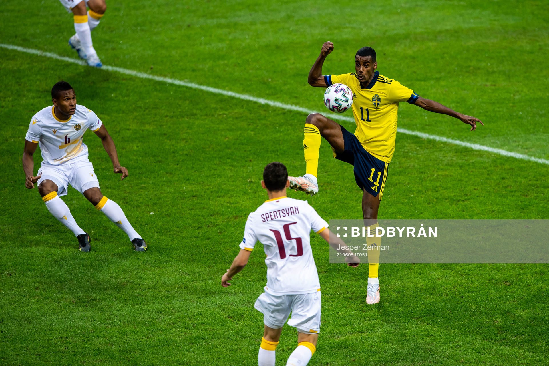 Alexander Isak of Sweden