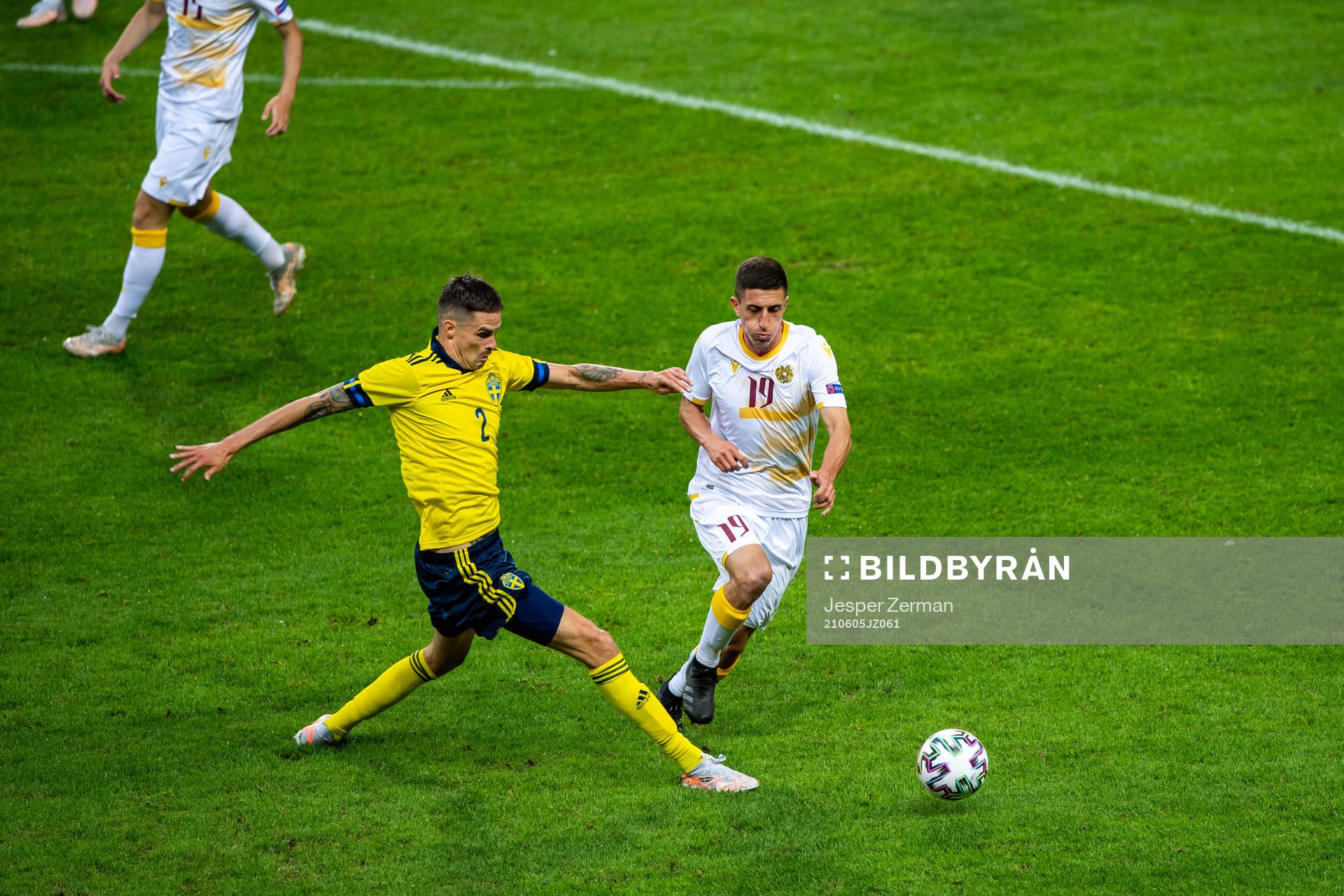 Mikael Lustig of Sweden and Hakob Hakobyan of Armenia