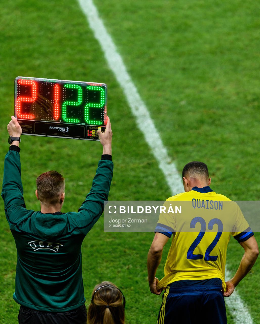 Robin Quaison of Sweden