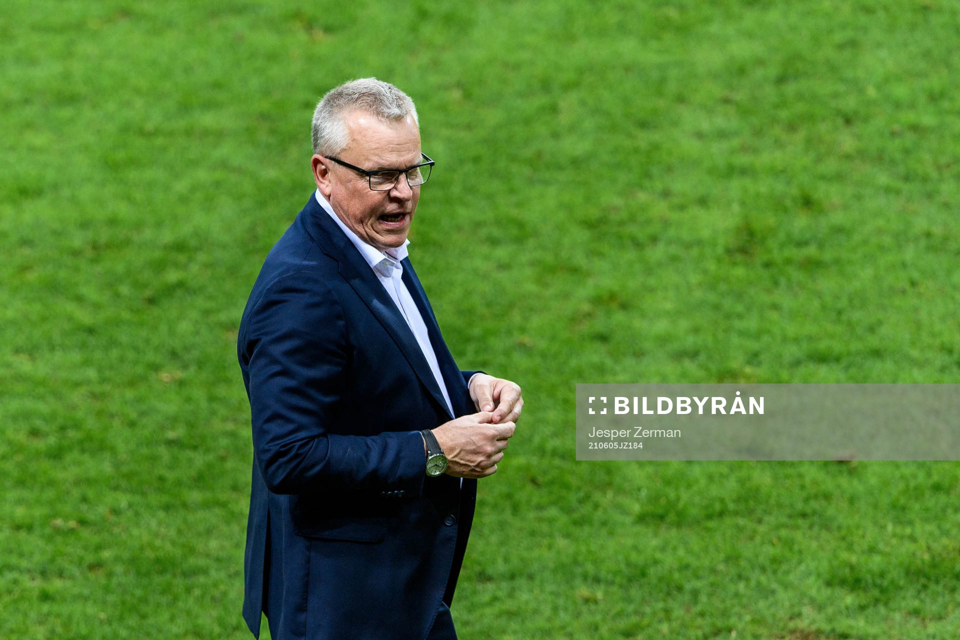 Janne Andersson, head coach of Sweden