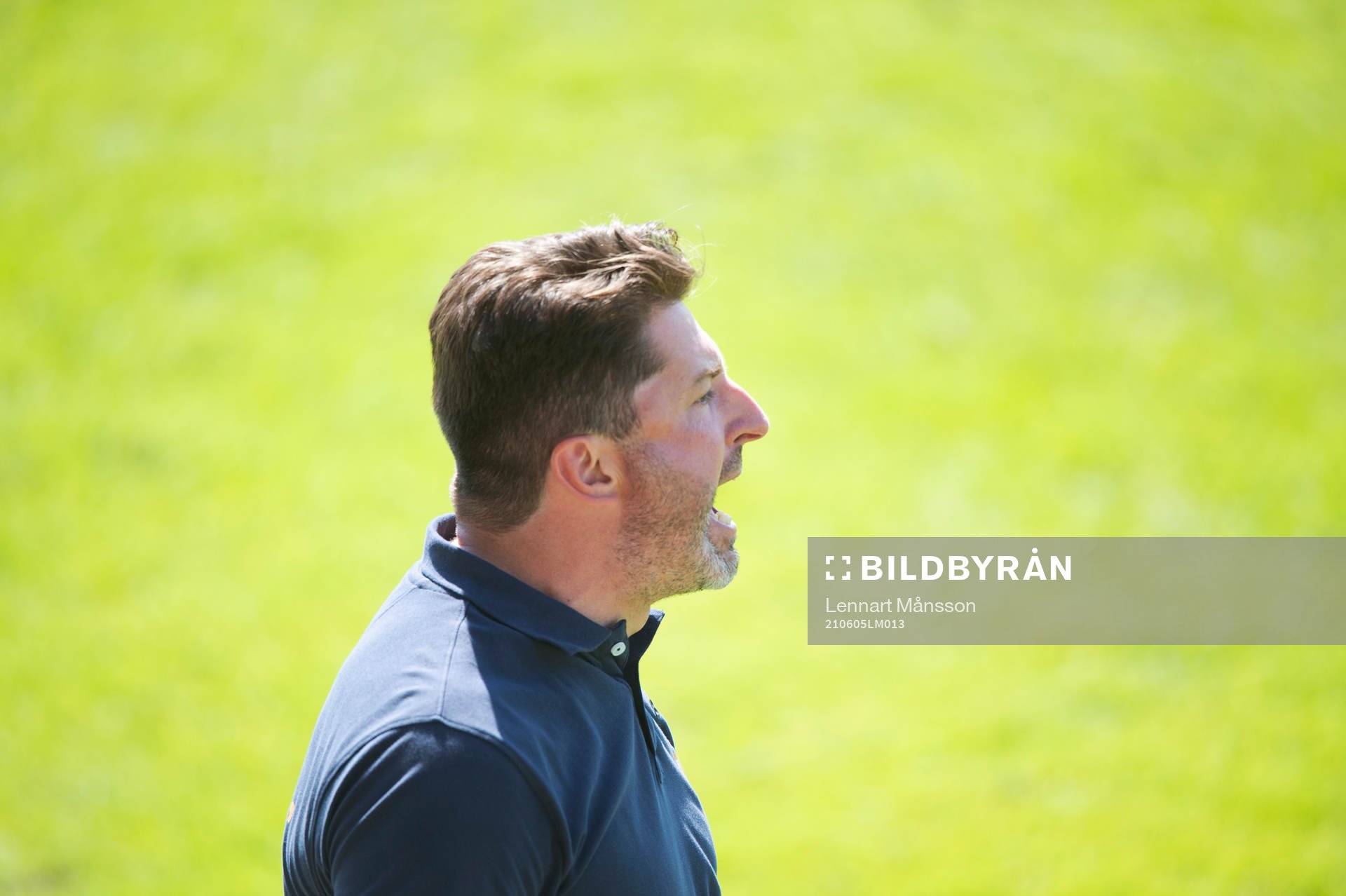 Kristianstads tränare Mladen Blagojevic i matchen i