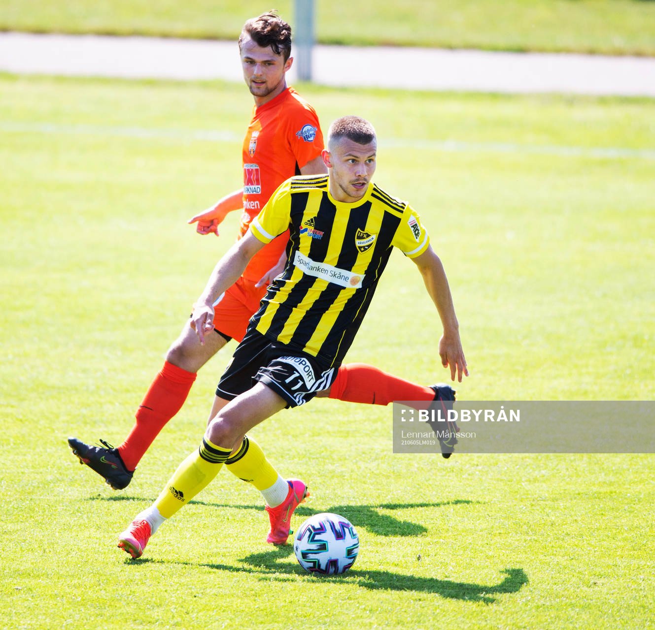 IFK Hässleholms Ivan Danielsson Andanovski i matchen i