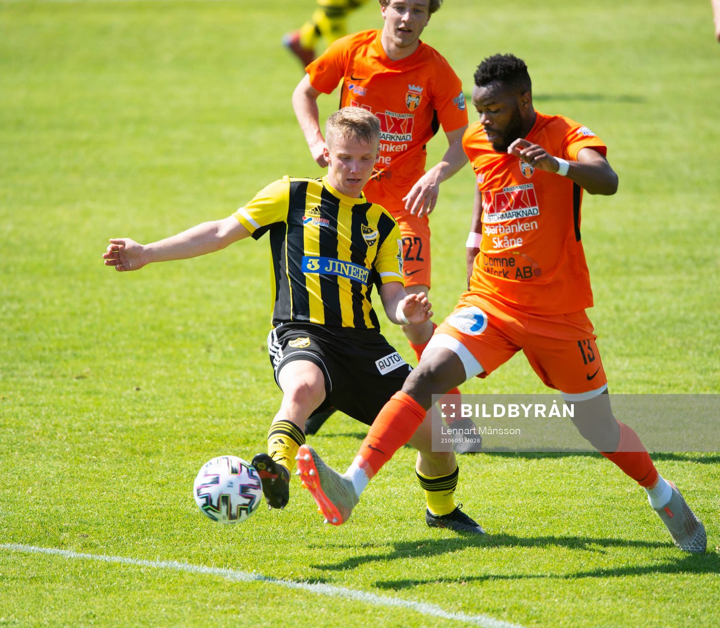 IFK Hässleholms Amel Crnalic i matchen i division 2 Södra