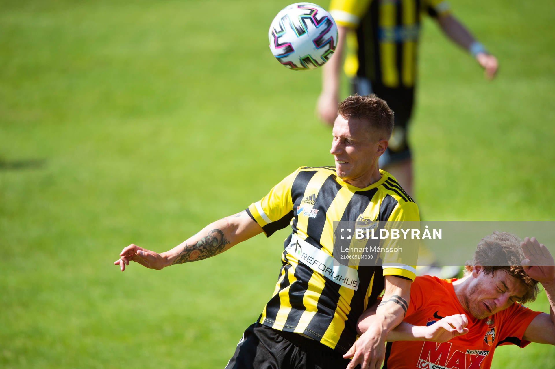 IFK Hässleholms Daniel Kardum i matchen i division 2