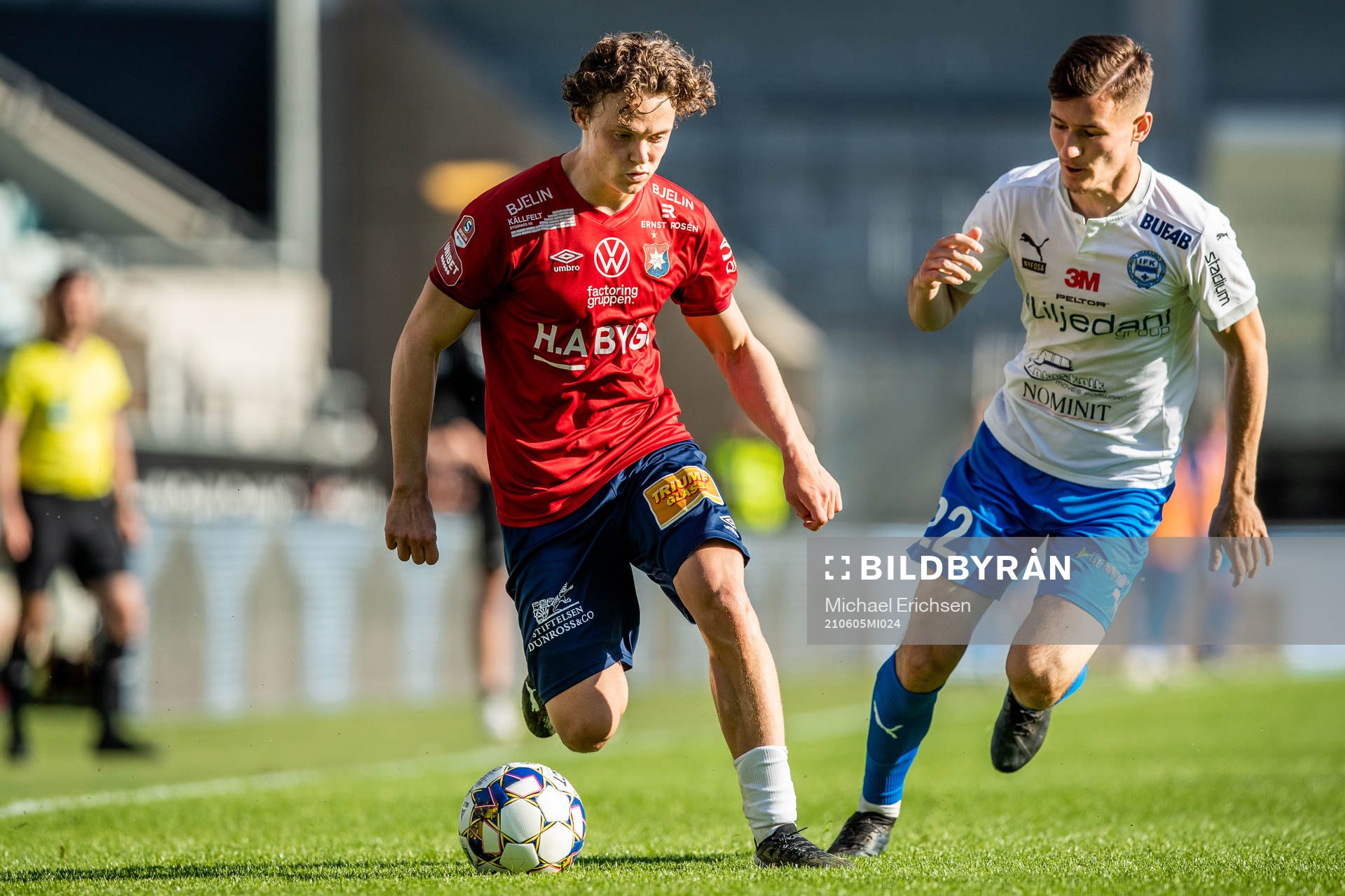 Örgrytes Herman Sjögrell och Värnamos Robin Dzabic
