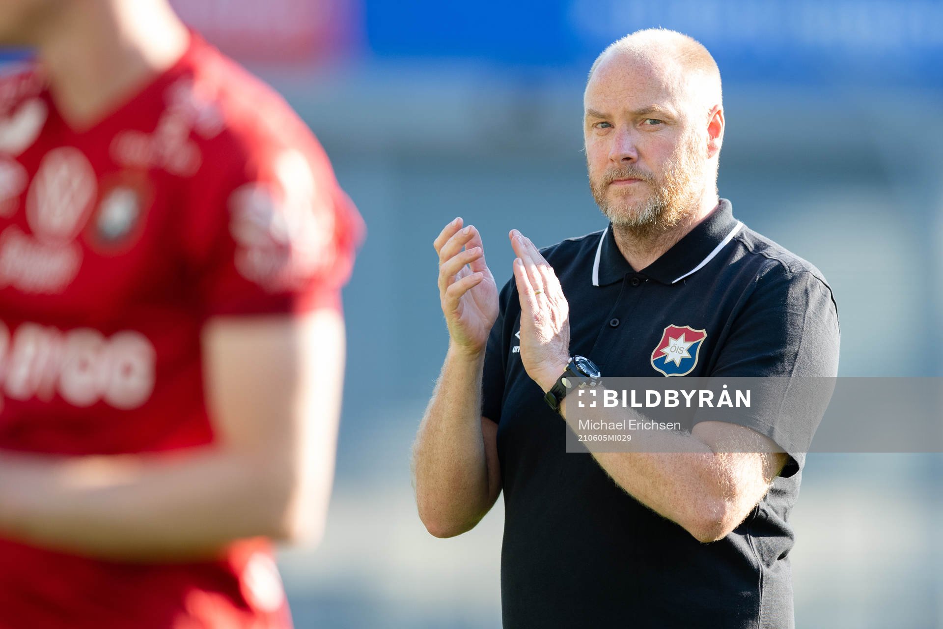 Örgrytes tränare Dane Ivarsson efter fotbollsmatchen i Superettan mellan Örgryte och Värnamo den 5 juni 2021 i Göteborg. 