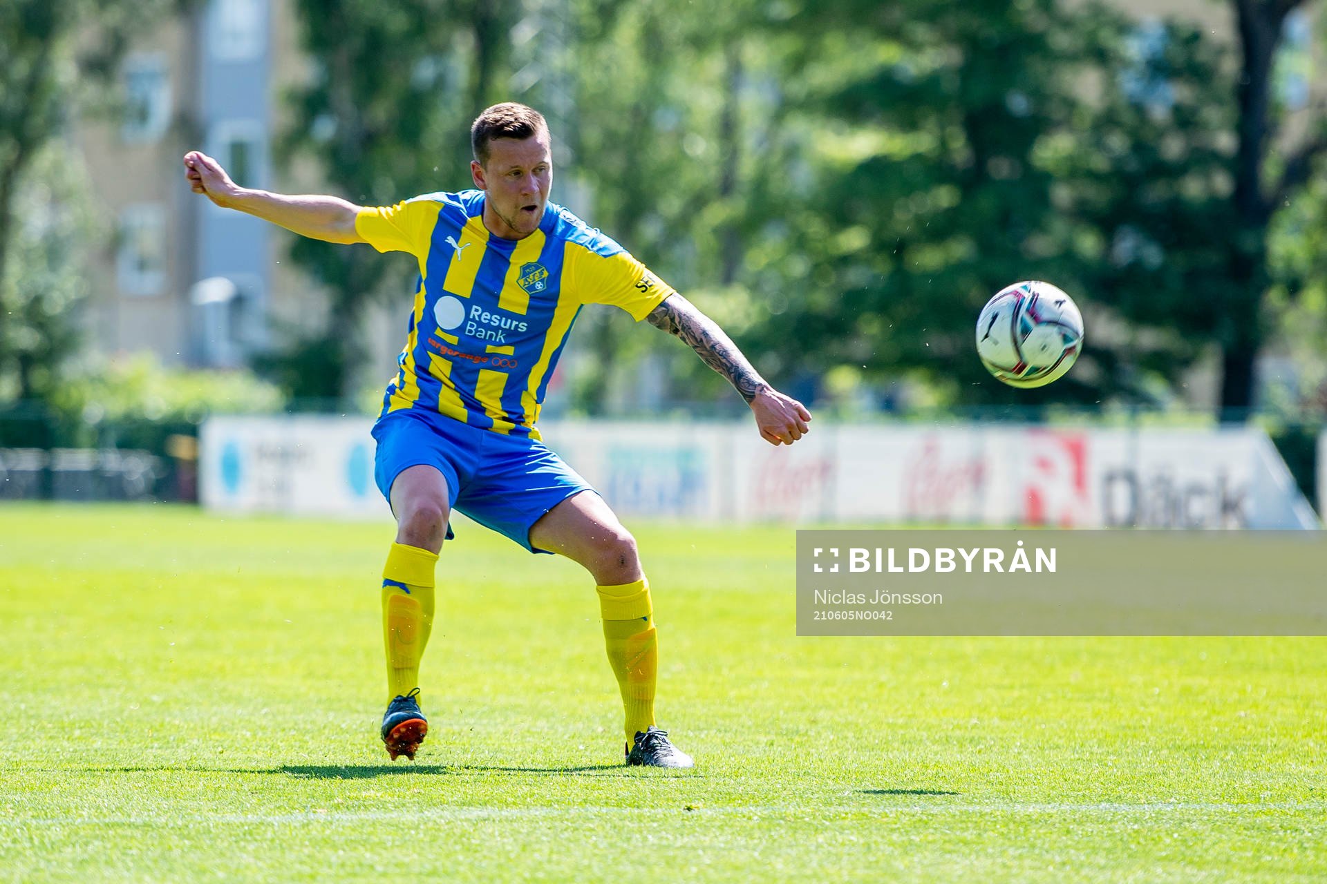 under fotbollsmatchen i Division 2 mellan Eskilsminne och