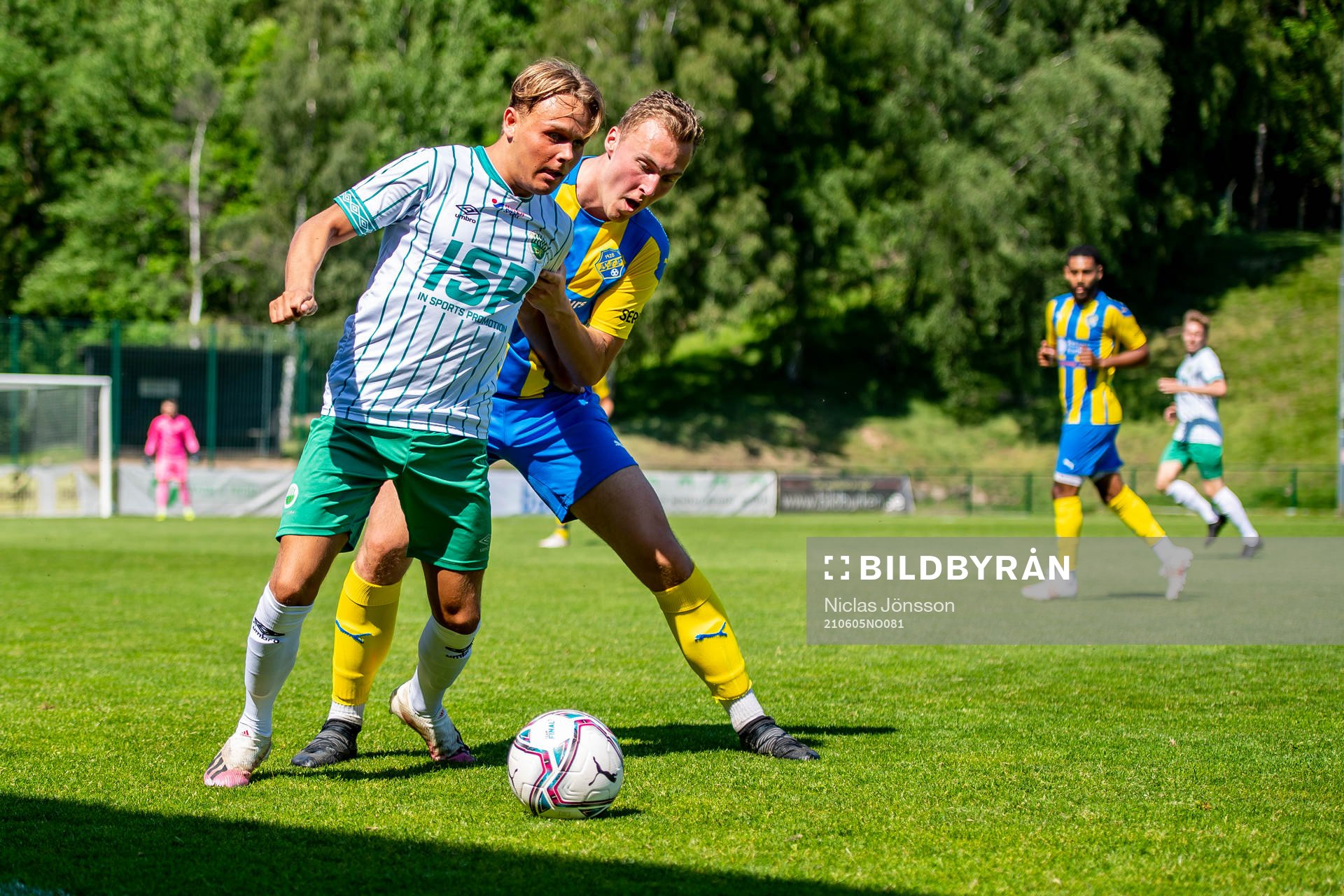 Västra frölundas Jakob Sellhed och Eskilsminnes Linus
