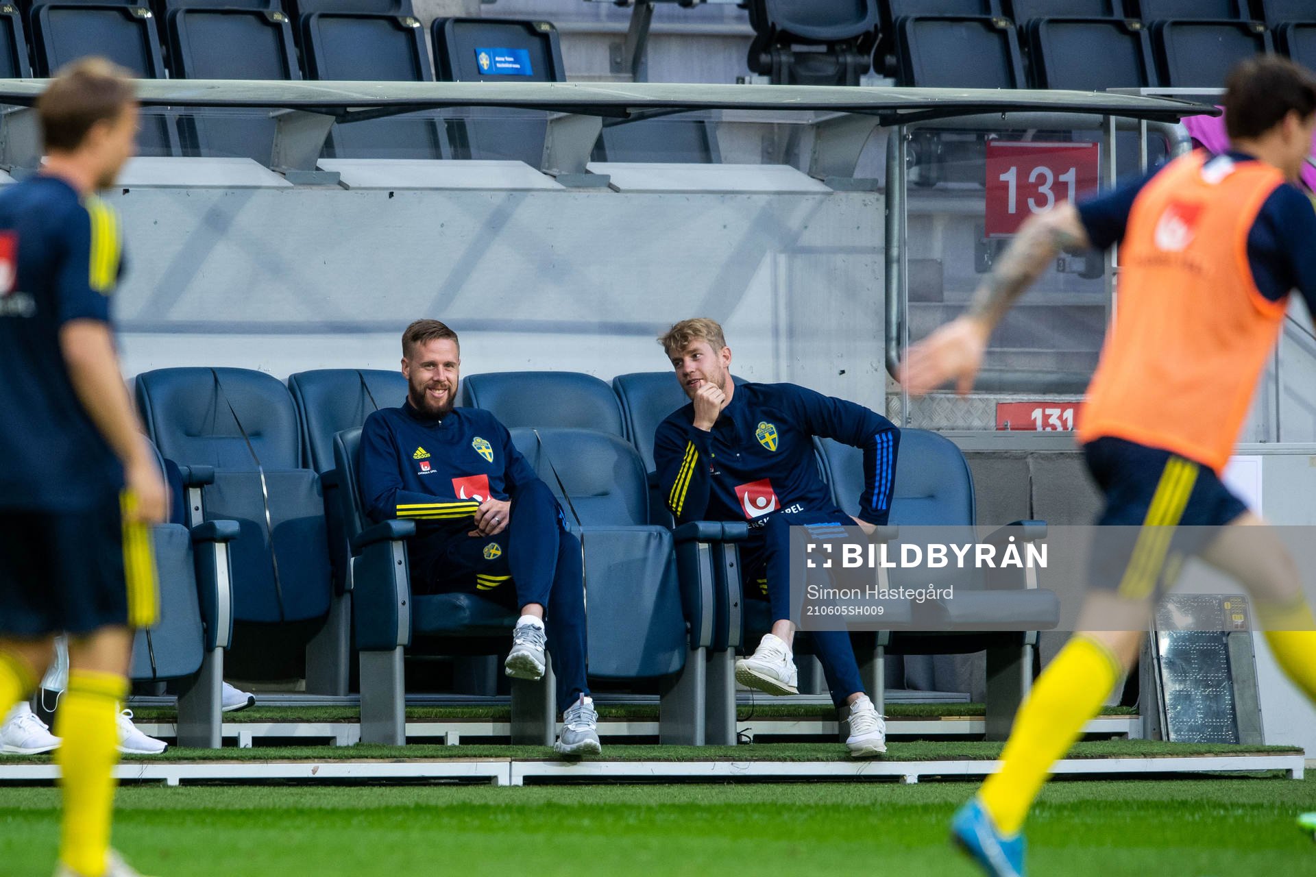 Pontus Jansson and Philip Helander of Sweden