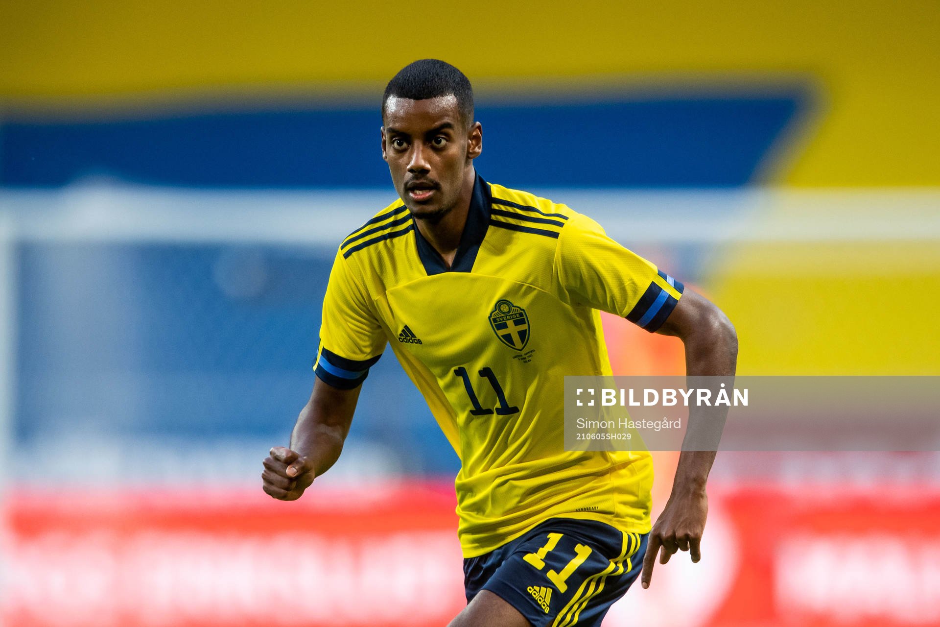 Alexander Isak of Sweden