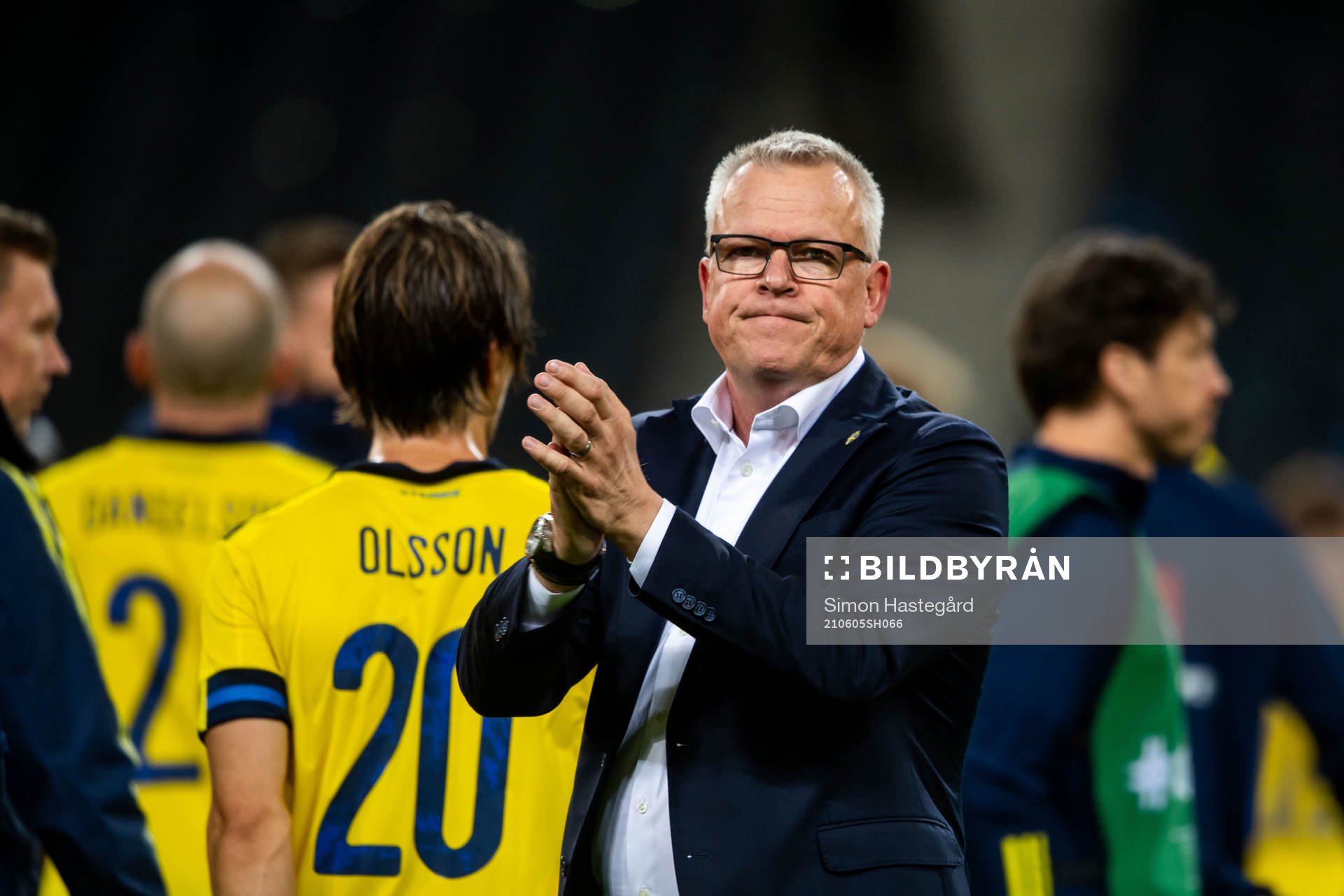 Janne Andersson, head coach of Sweden