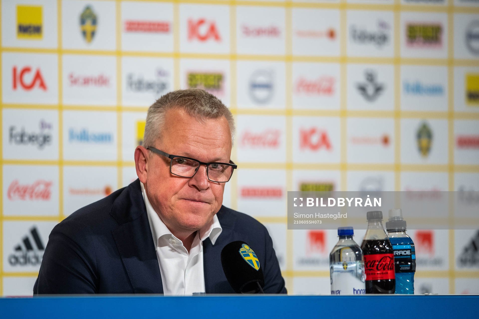 Janne Andersson, head coach of Sweden