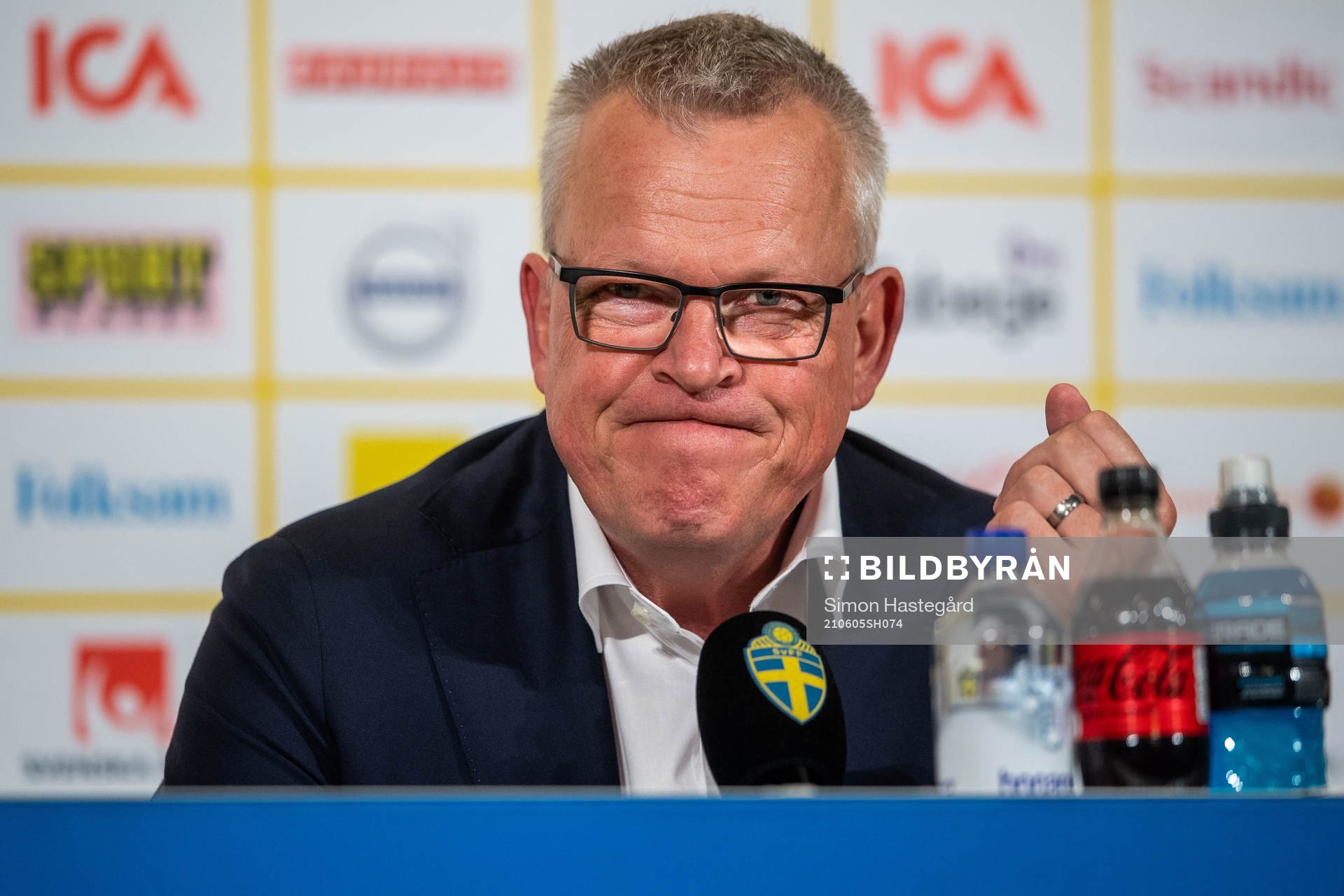 Janne Andersson, head coach of Sweden