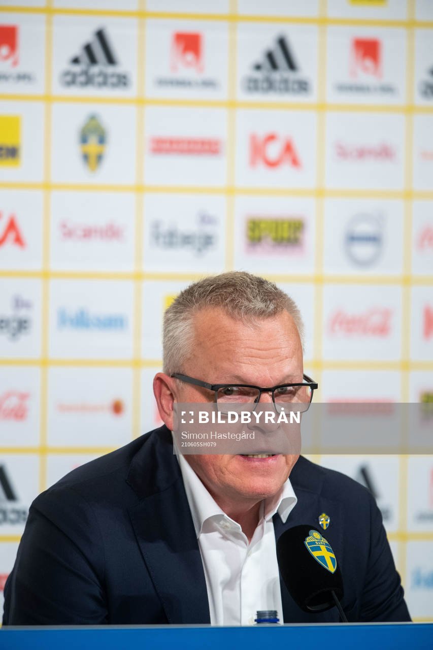 Janne Andersson, head coach of Sweden