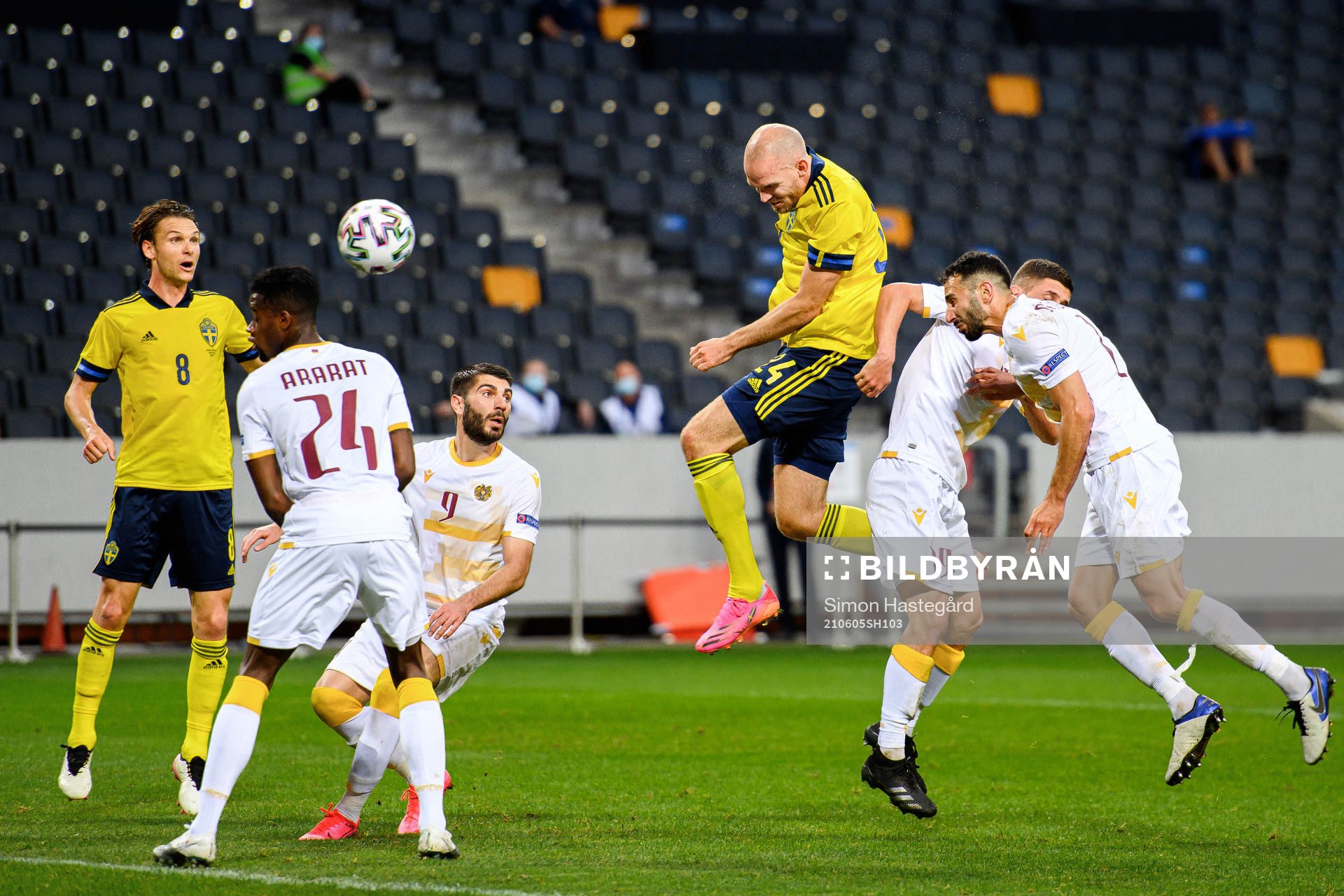 Marcus Danielson of Sweden scores the 2-0 goal