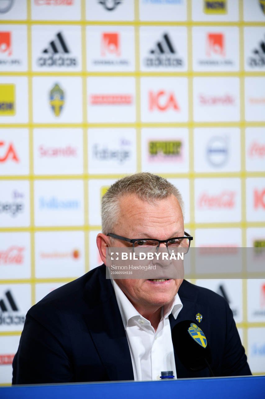 Janne Andersson, head coach of Sweden