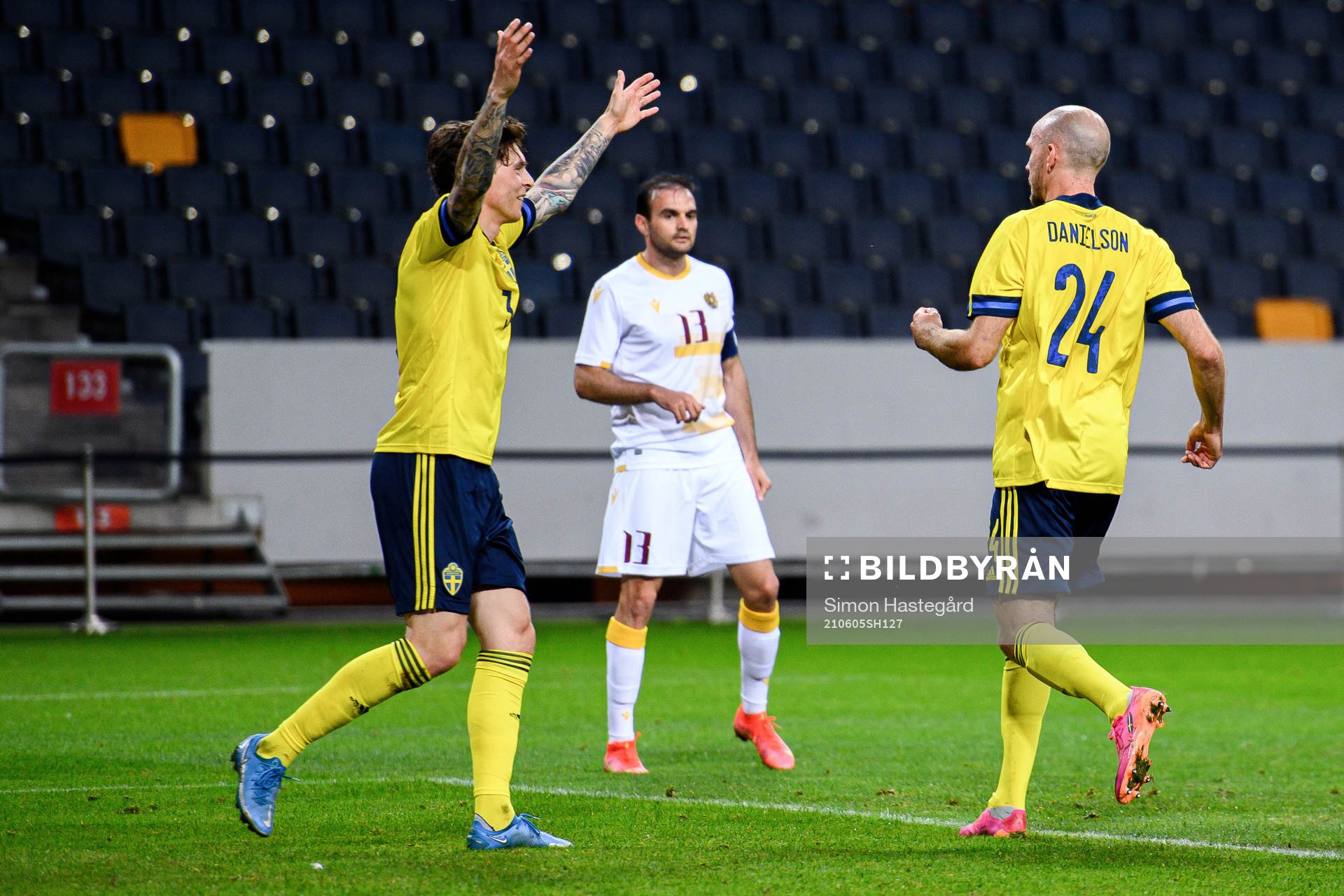 Victor Nilsson Lindelöf and Marcus Danielson of Sweden