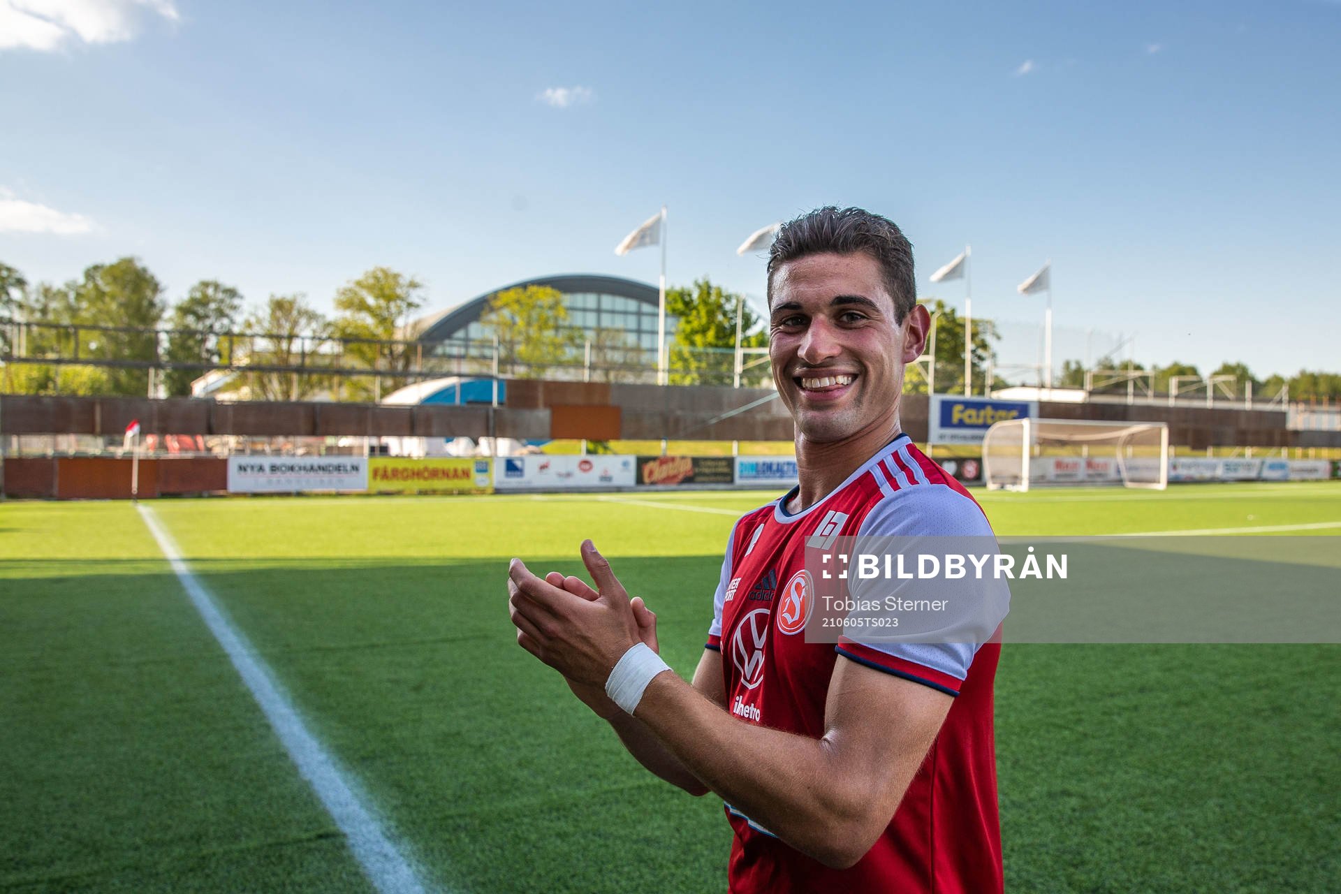 Sandvikens Ahmed Bonnah jublar