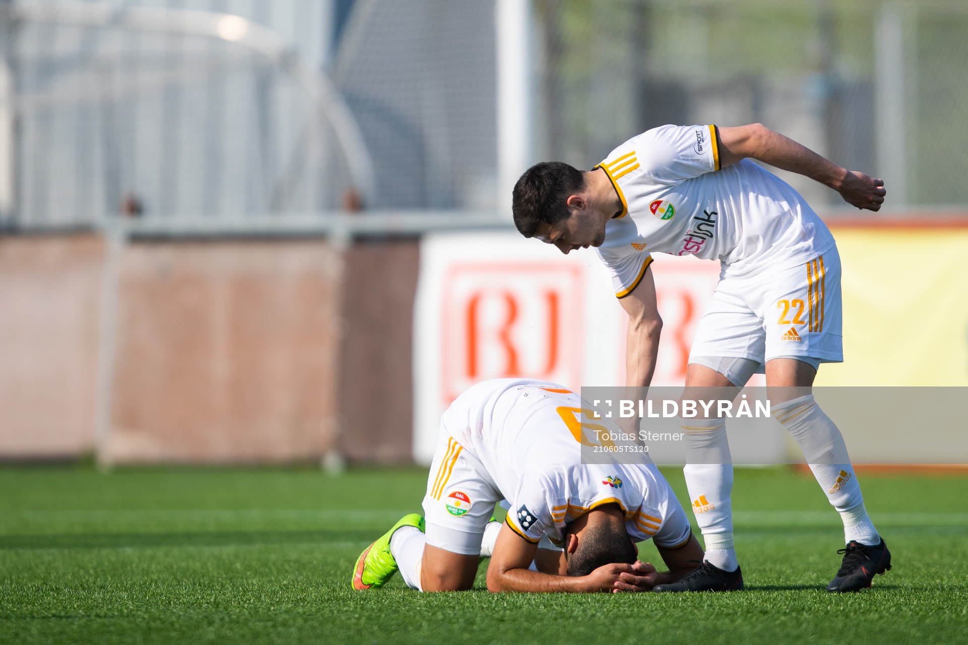 Dalkurds Ezequiel Montagna och Farhan Shakor Tawfeeq deppar