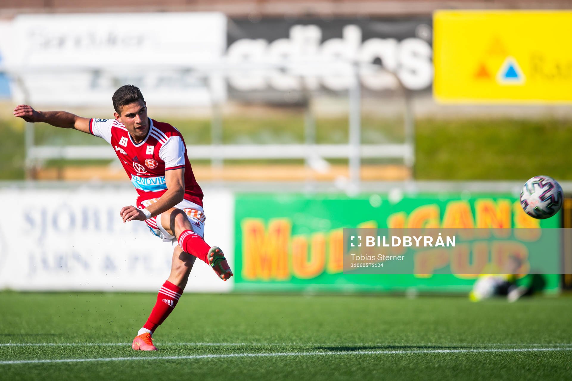 Sandvikens Ahmed Bonnah gör 3-1