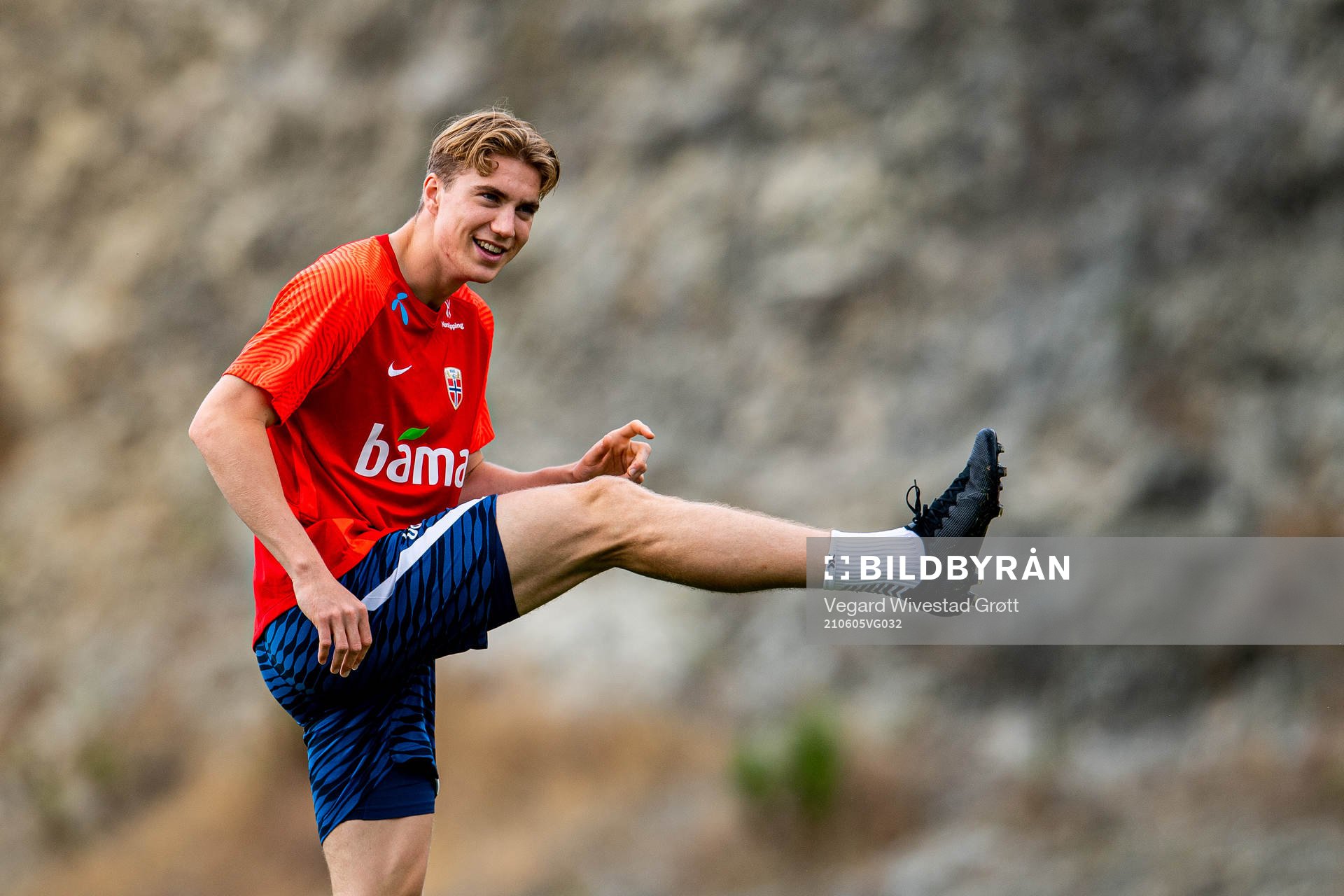 Kristian Thorstvedt of the Norwegian national football team
