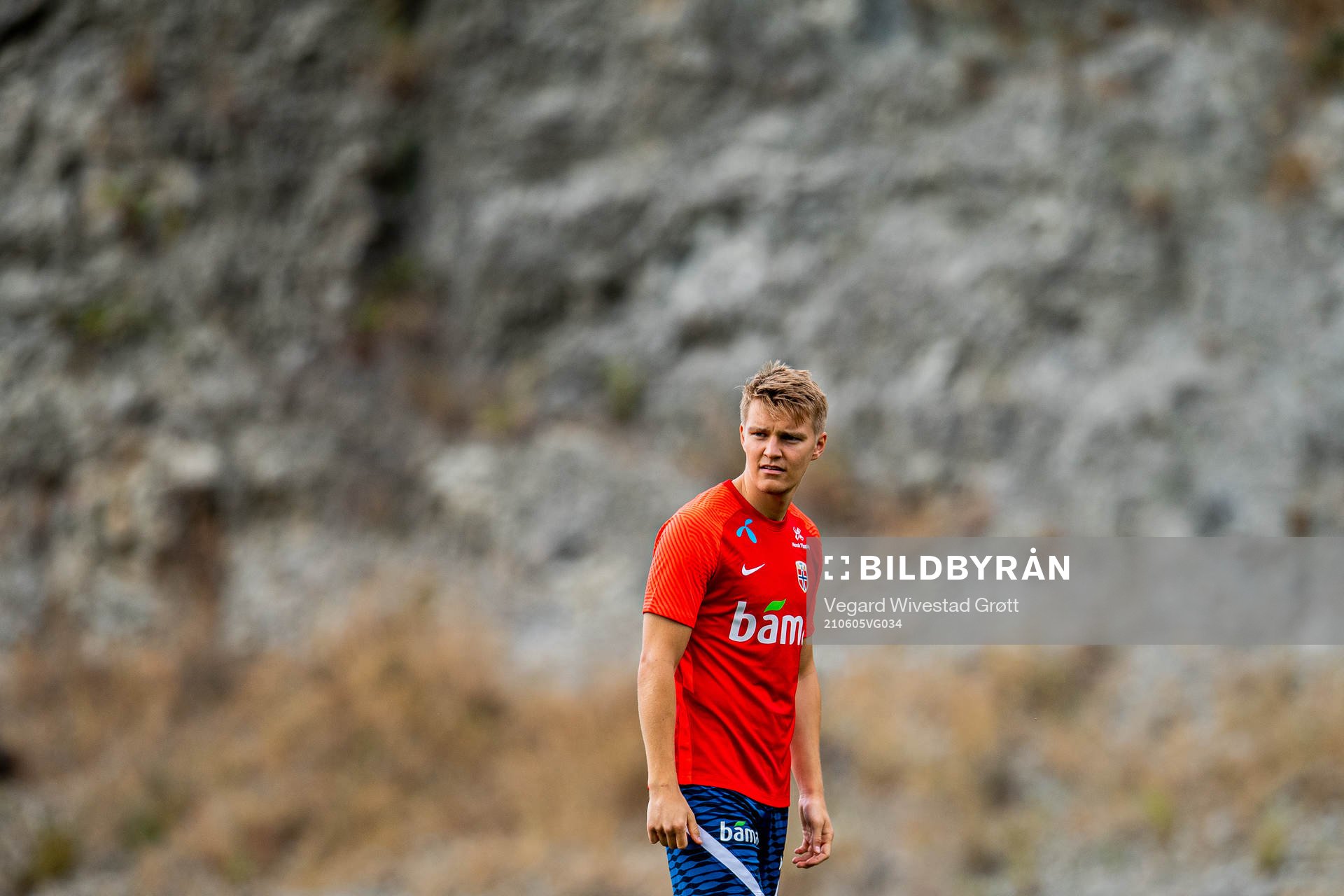 Martin Ødegaard of the Norwegian national football team