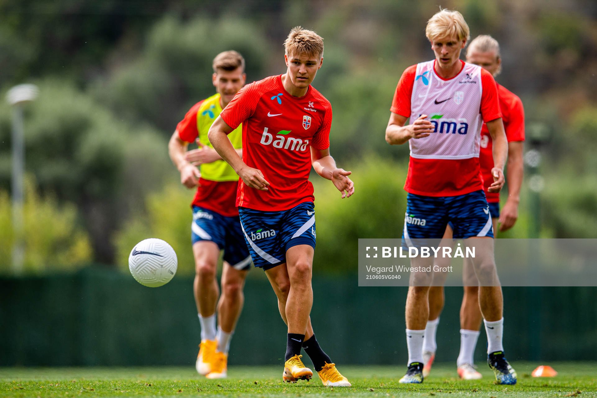 Martin Ødegaard of the Norwegian national football team