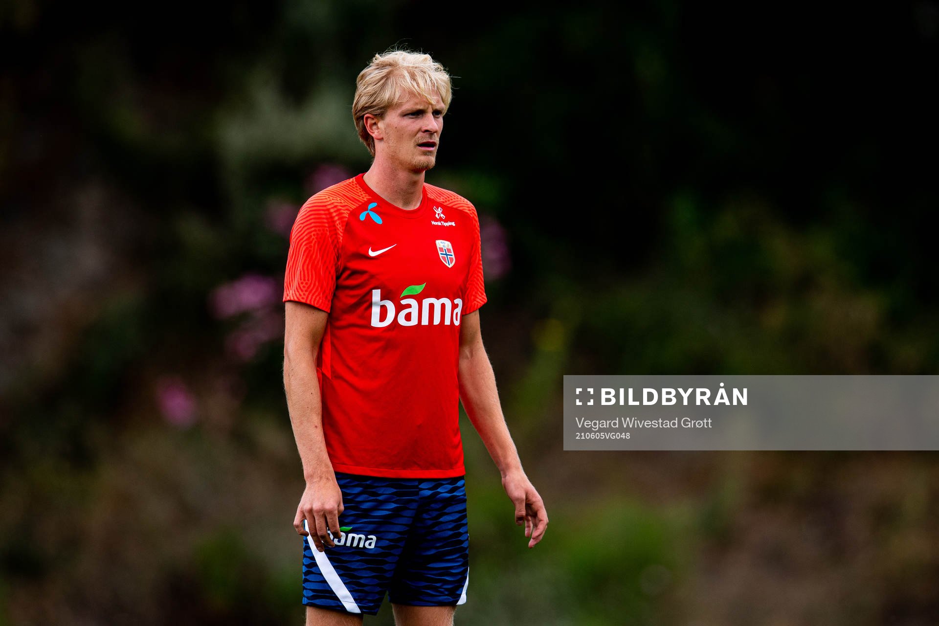 Morten Thorsby of the Norwegian national football team