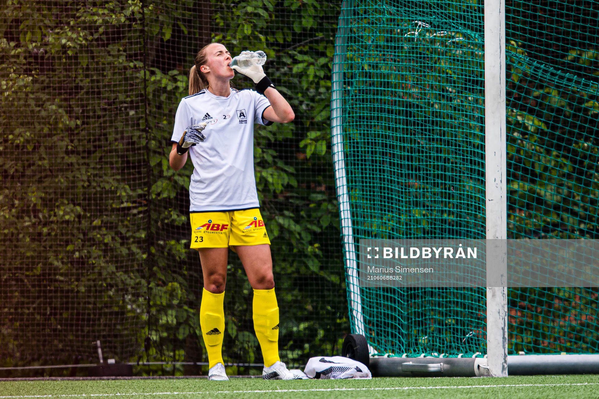 Goalkeeper Ingvild Thynes Villa of Åsane