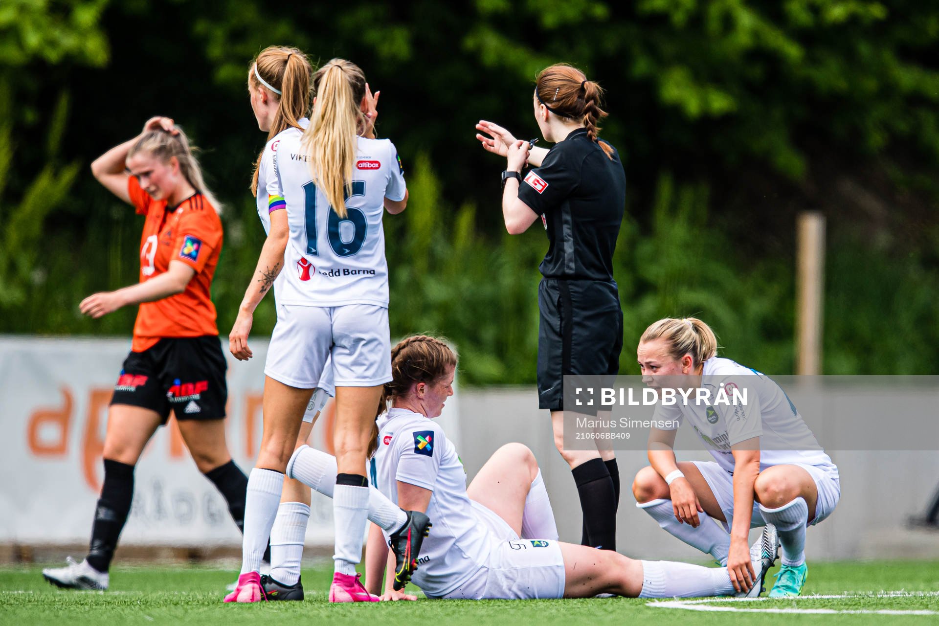 Anna Vagstad Brunstad of Øvrevoll Hosle in pain