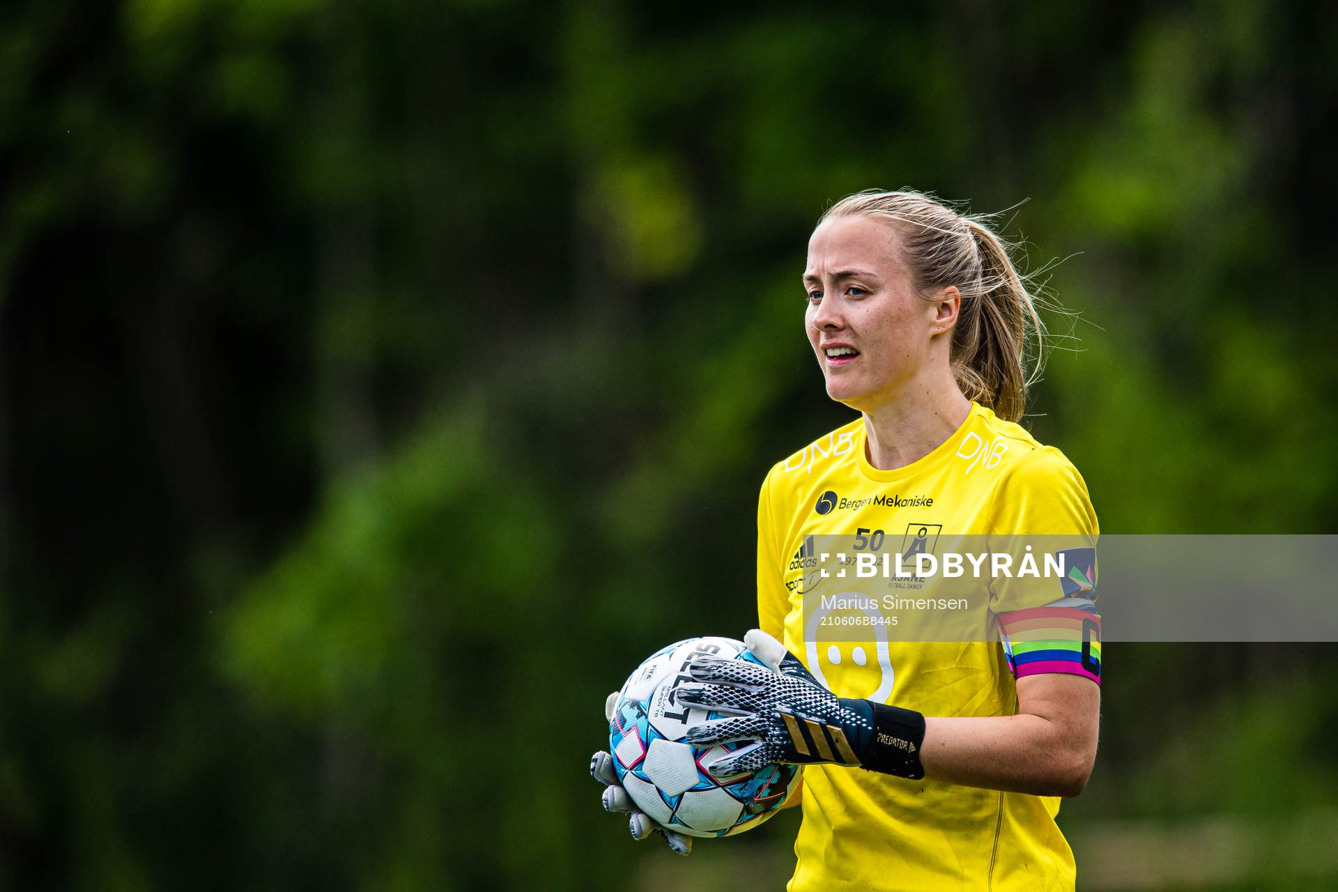 Goalkeeper Ingvild Thynes Villa of Åsane