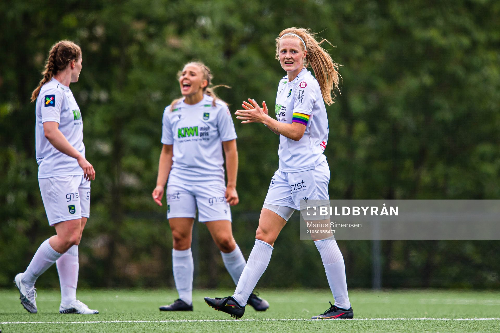 Andrea Anderdal of Øvrevoll Hosle celebrates