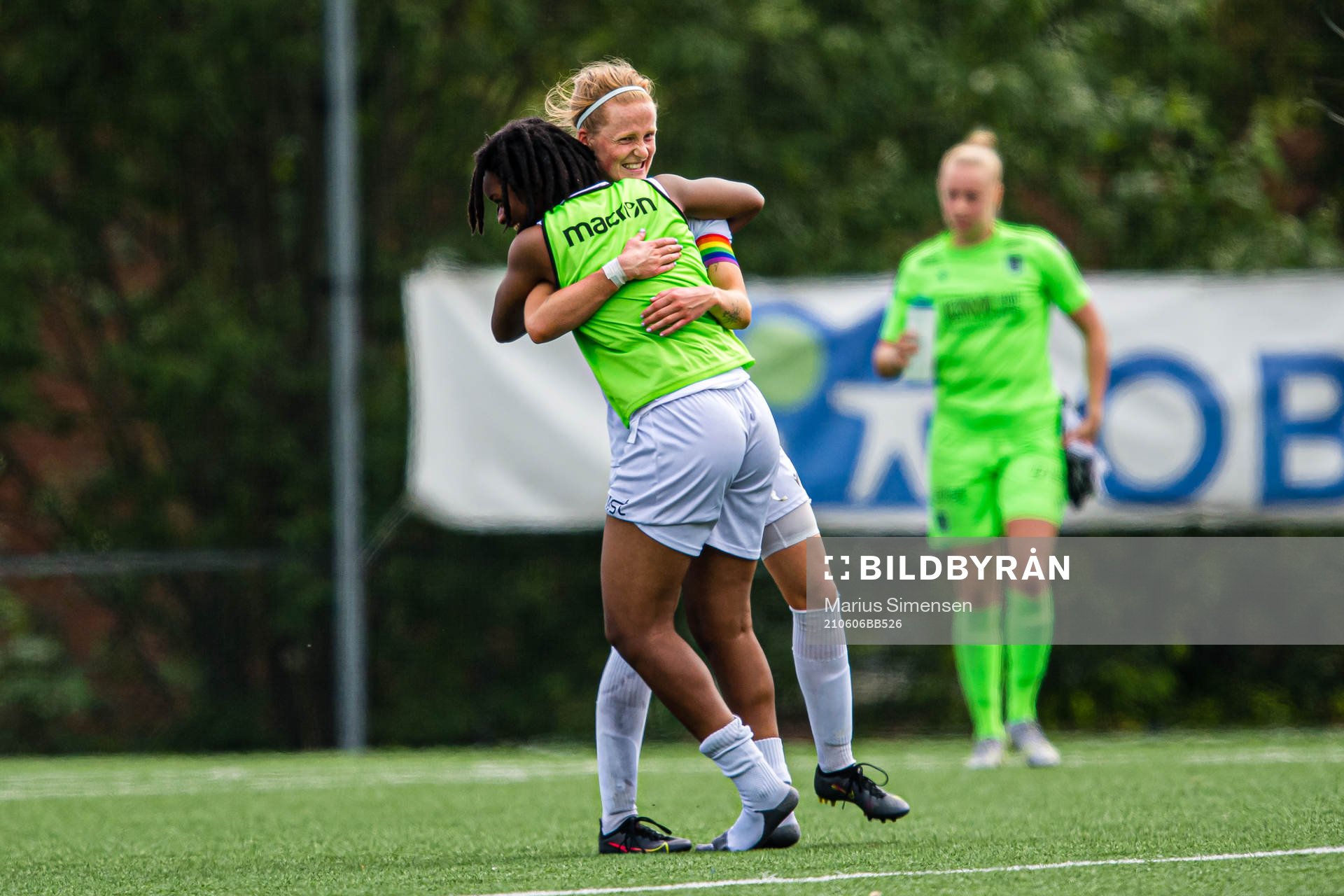 Matchwinner Andrea Anderdal of Øvrevoll Hosle celebrates