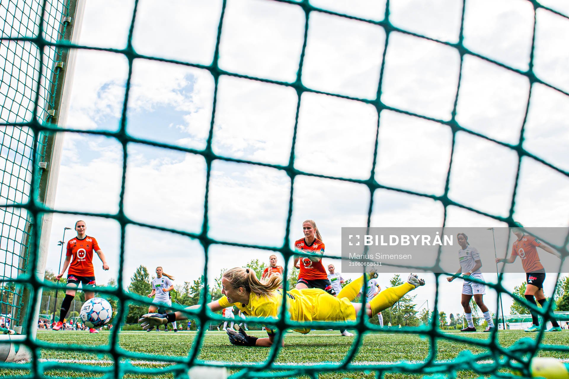 Goalkeeper Ingvild Thynes Villa of Åsane