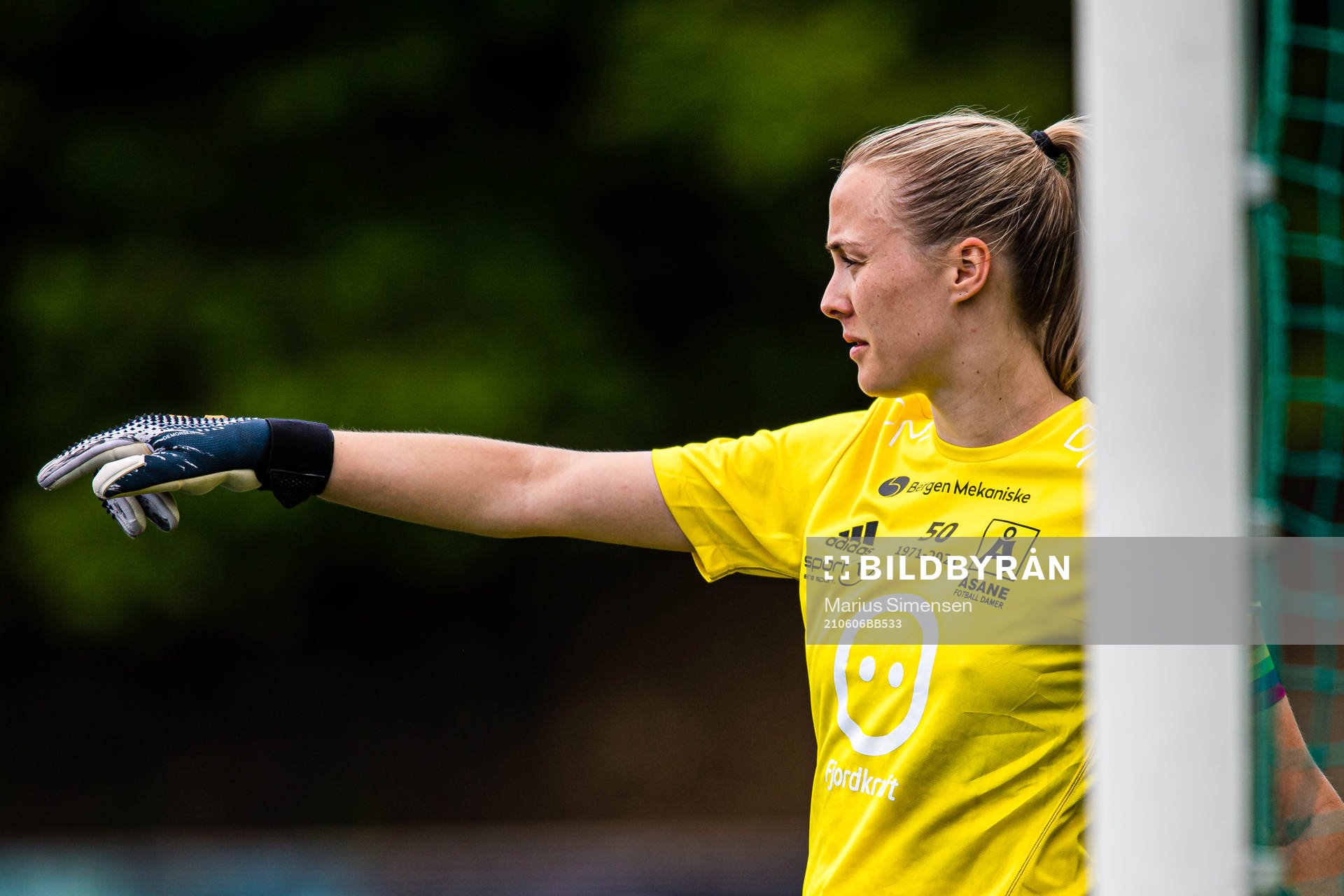 Goalkeeper Ingvild Thynes Villa of Åsane