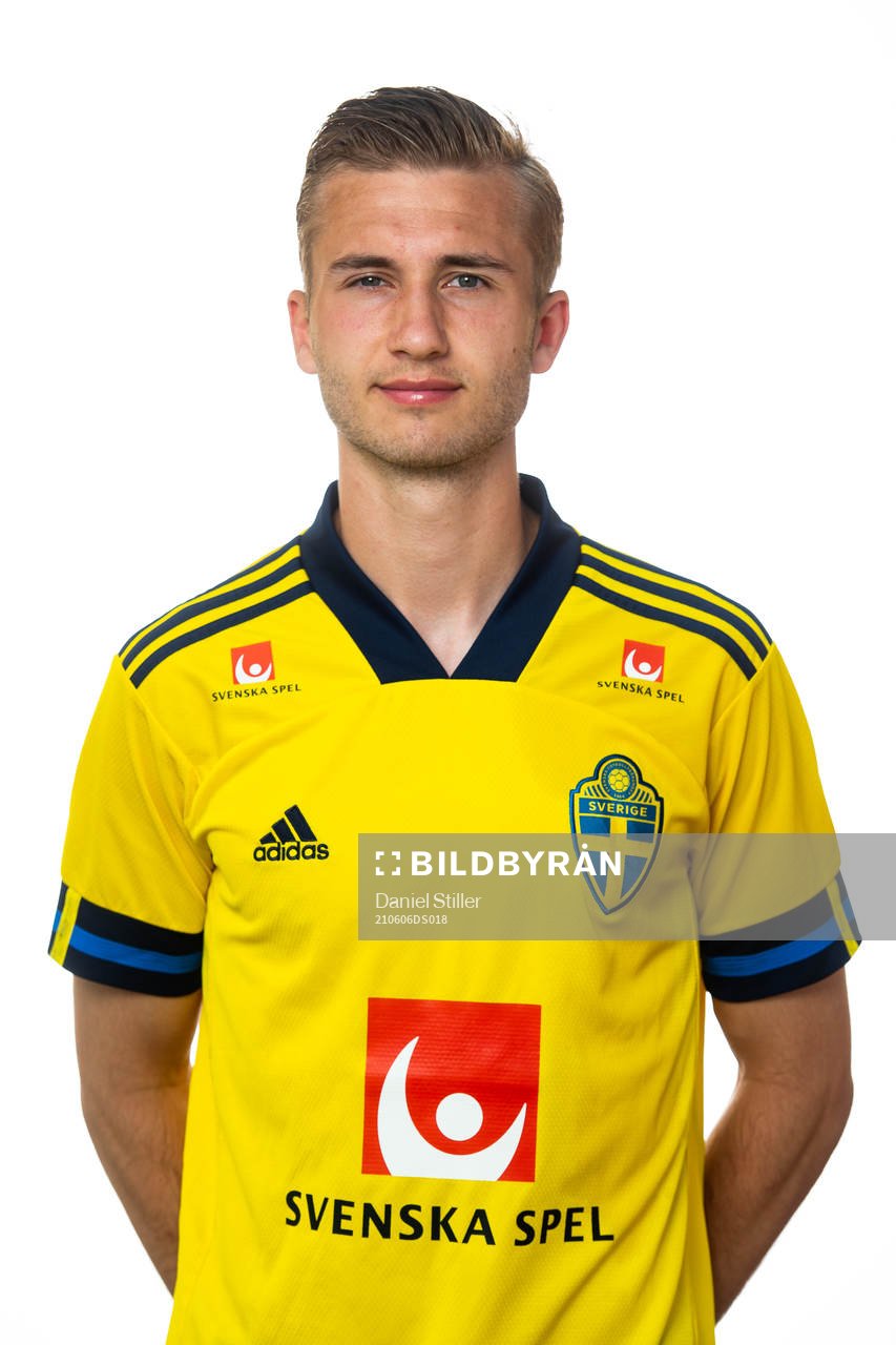 Sveriges Benjamin Nygren poserar för ett porträtt den 6 juni 2021 i Falkenberg. 