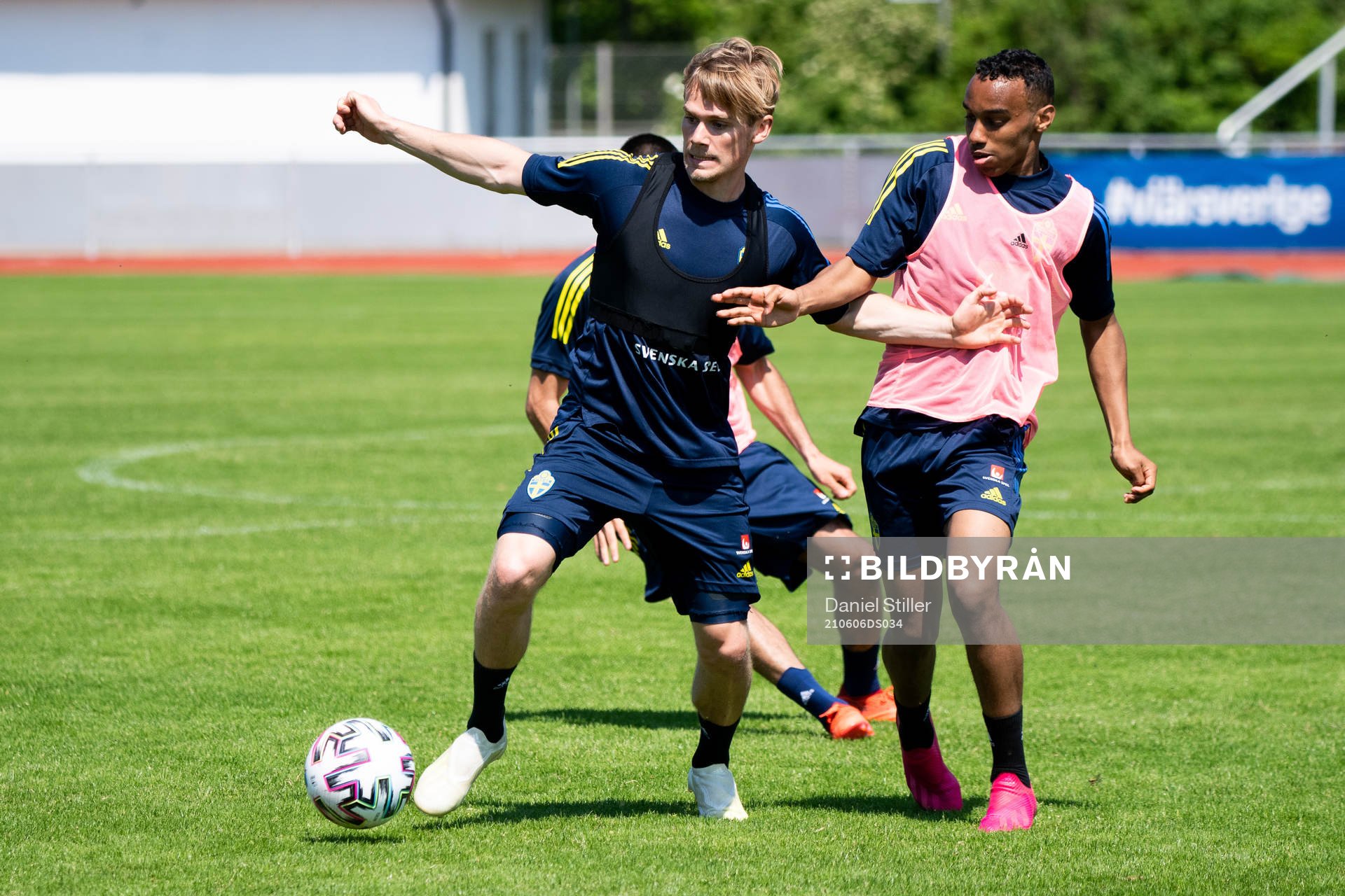 Hampus Finndell och Bilal Hussein