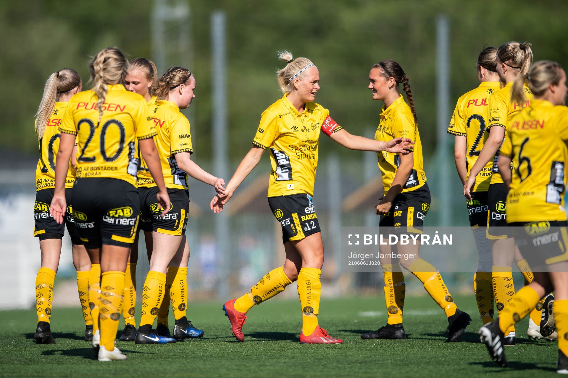 Elfsborgs spelare jublar