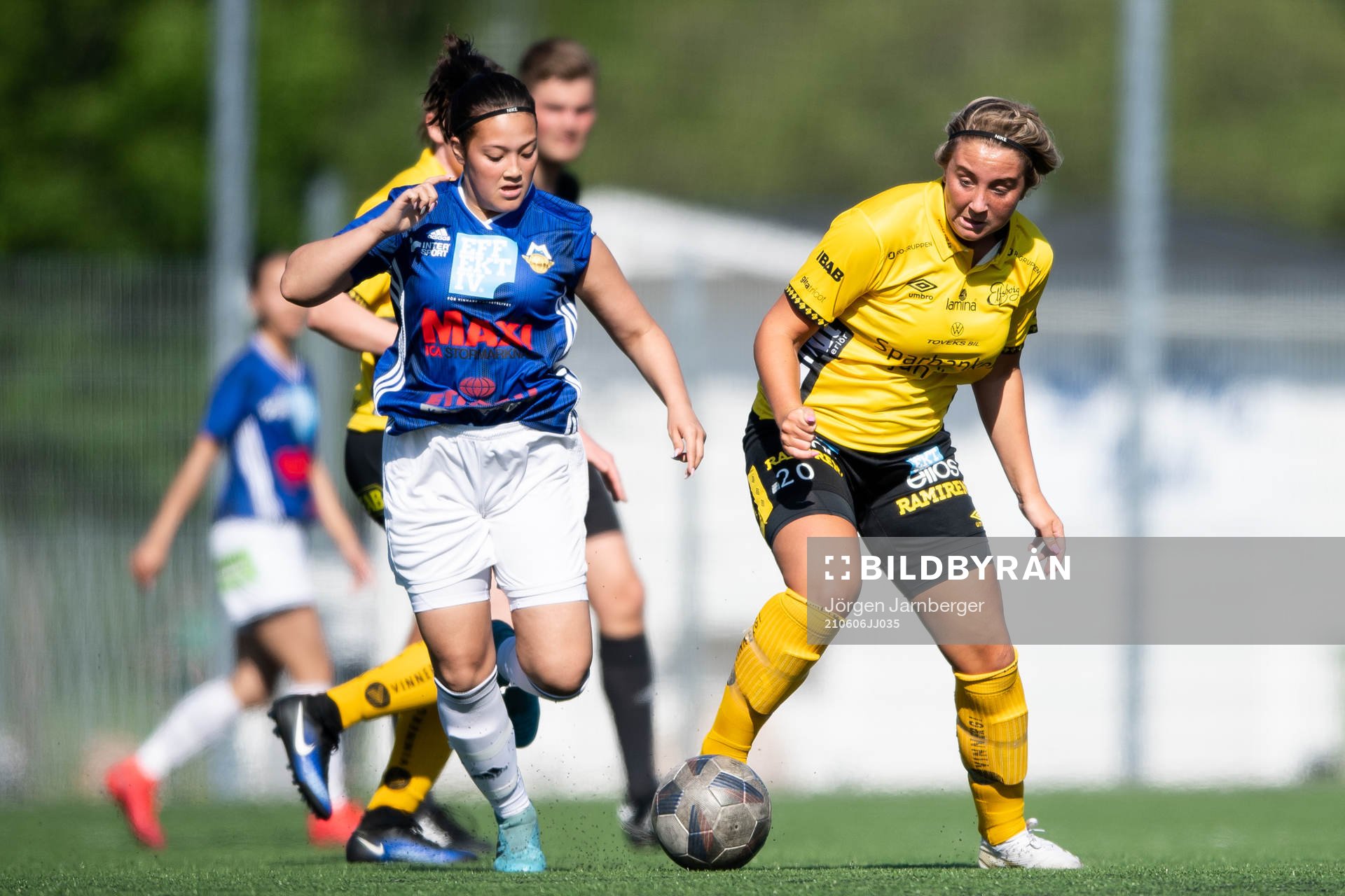 Mariedals Wilma Ericsson och Elfsborgs Ebba Johansson