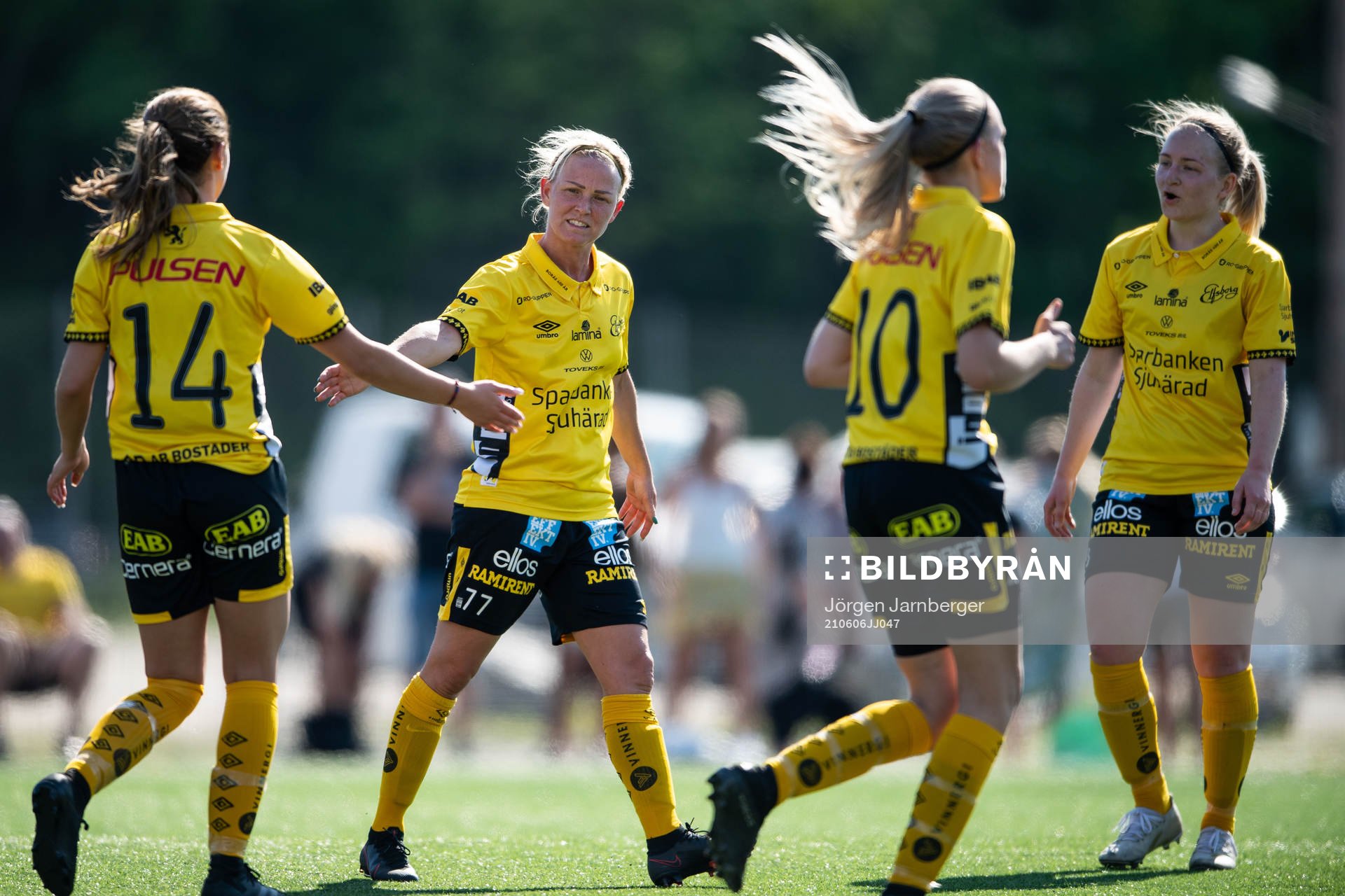 Elfsborgs spelare jublar
