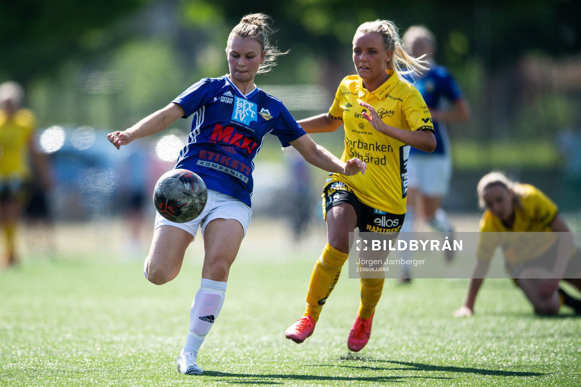 Mariedals Agnes Alsin och Elfsborgs Moa Skoglund