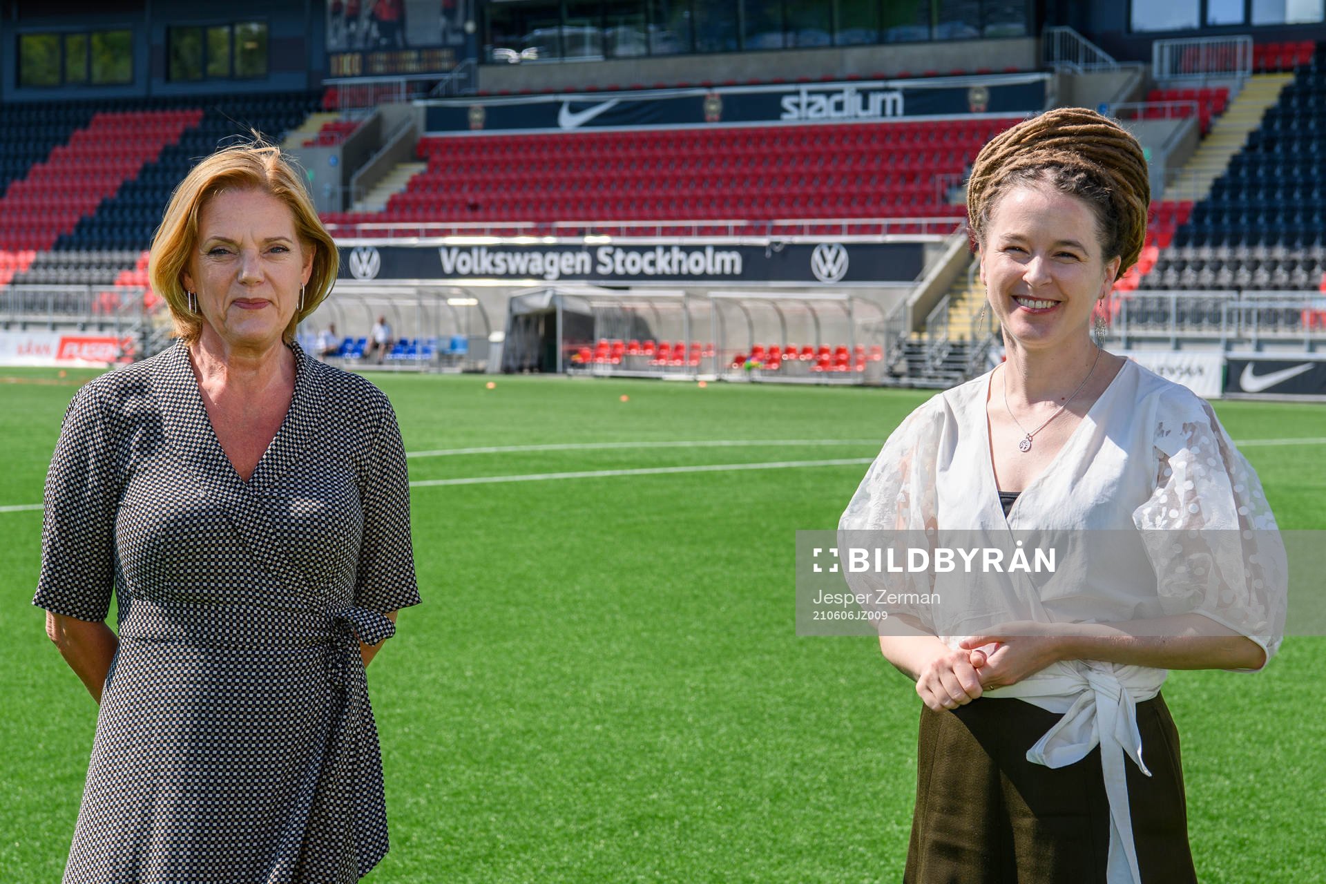 Annika Grälls, ordförande för EFD, och Idrotts- och