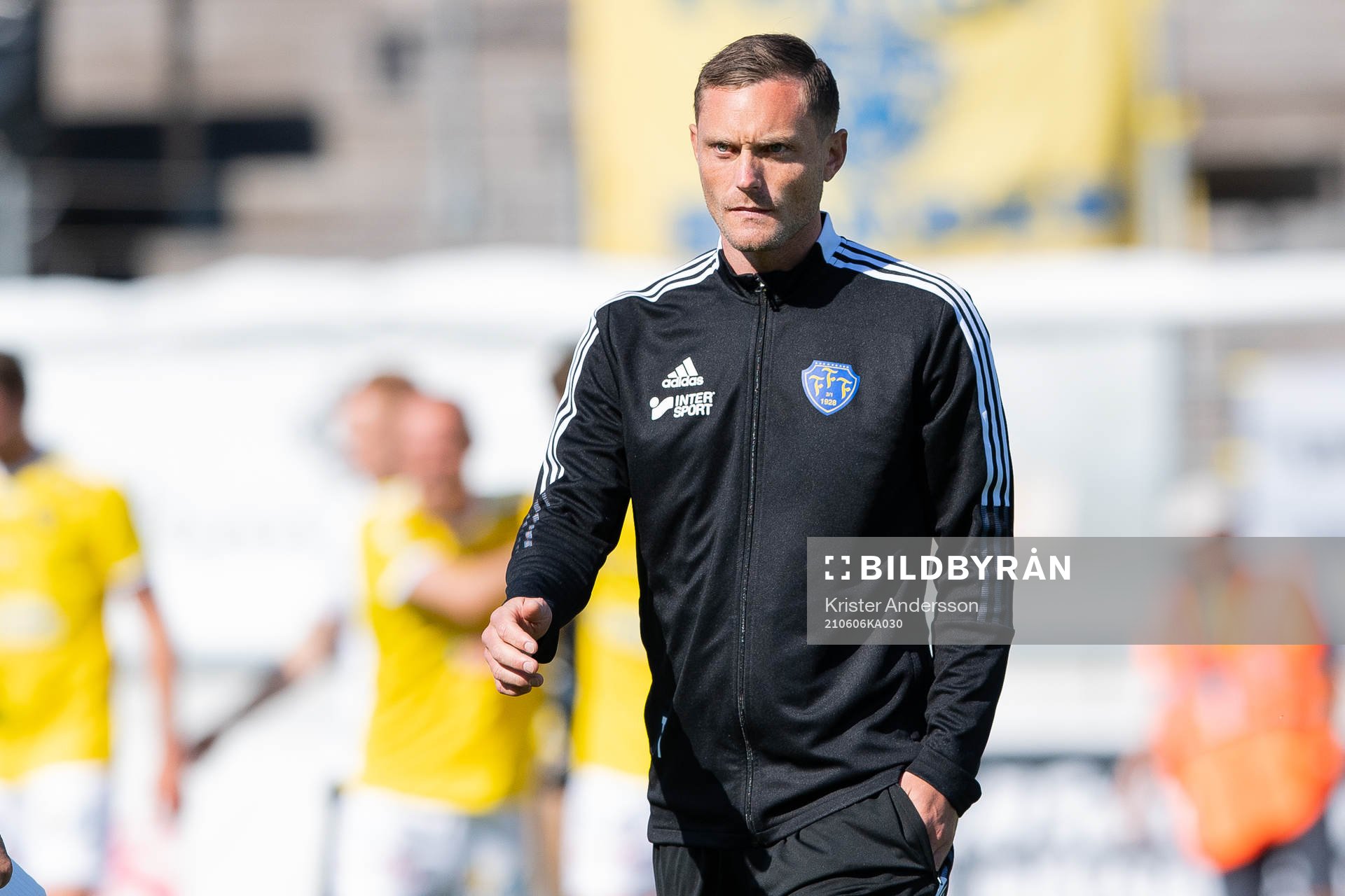 Falkenbergs tränare Tobias Tuvesson