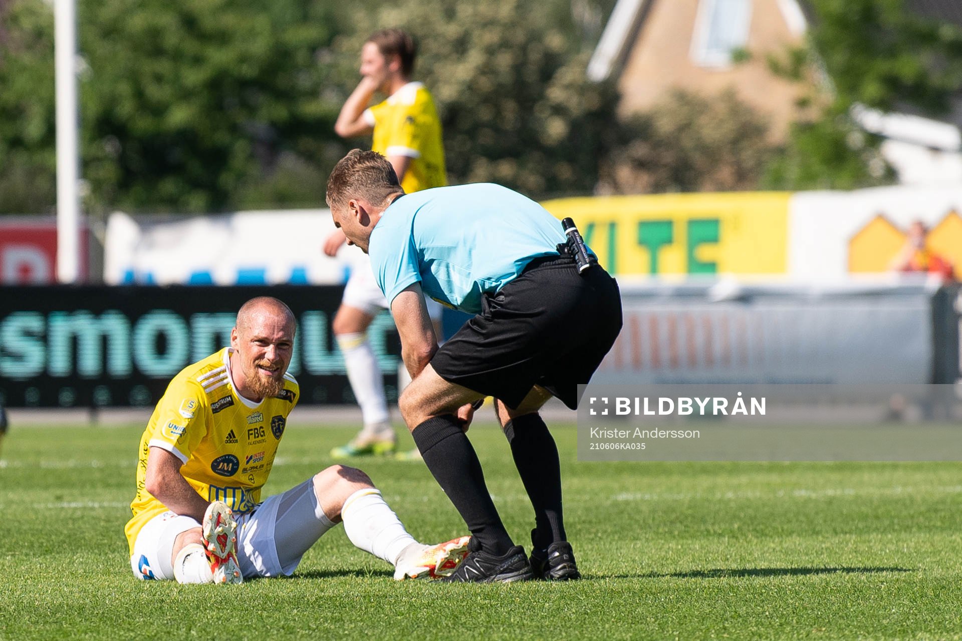 Falkenbergs Christoffer Carlsson har ont