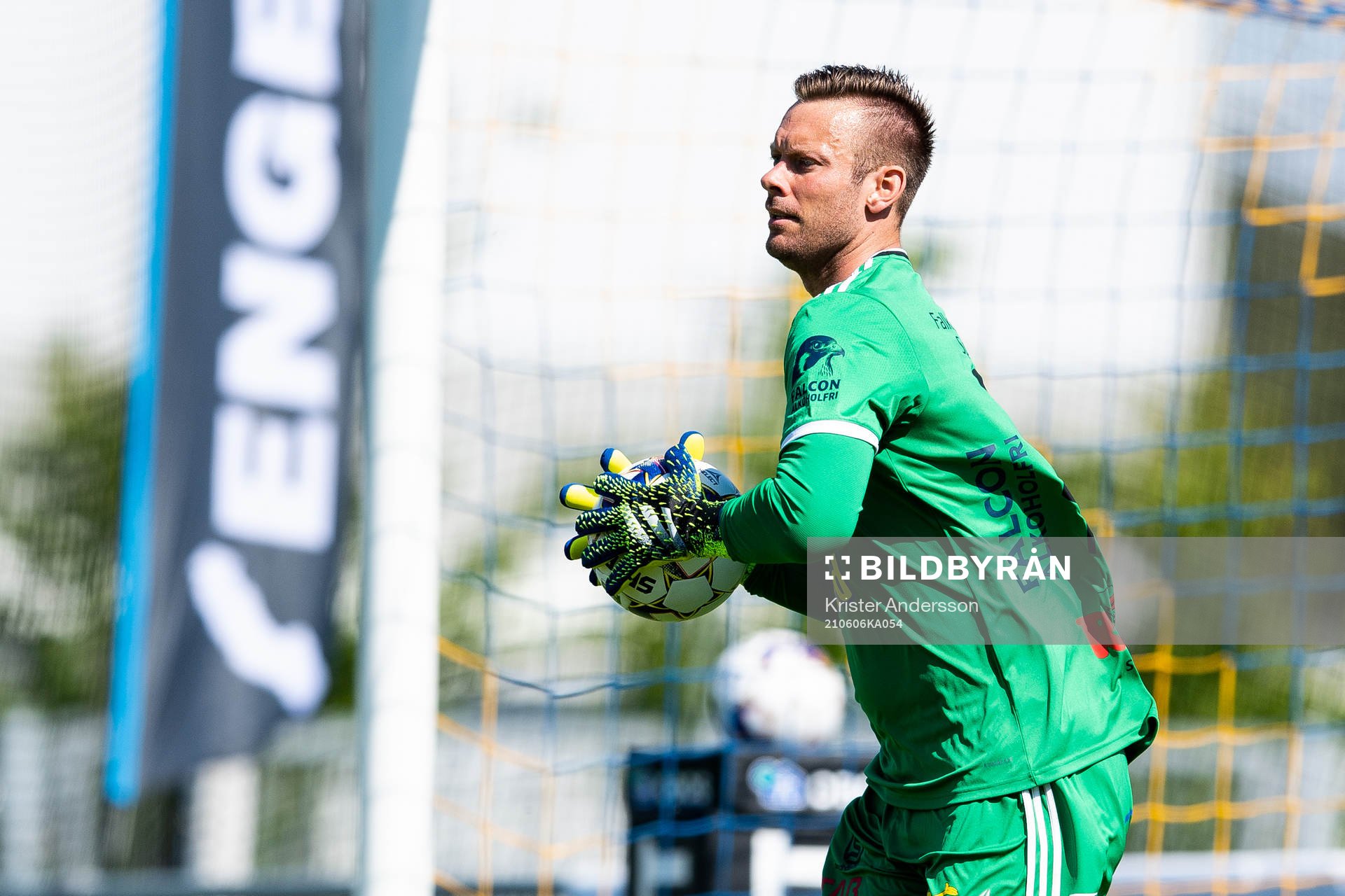 Falkenbergs målvakt Viktor Noring