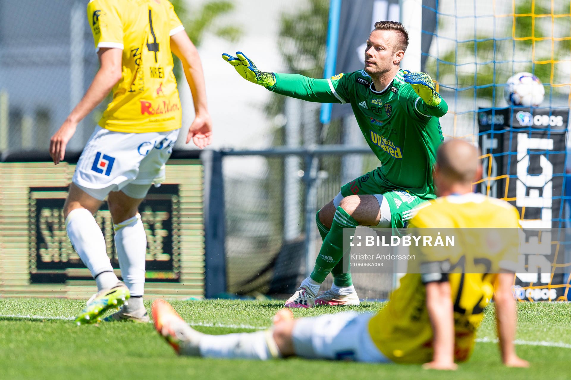 Falkenbergs målvakt Viktor Noring