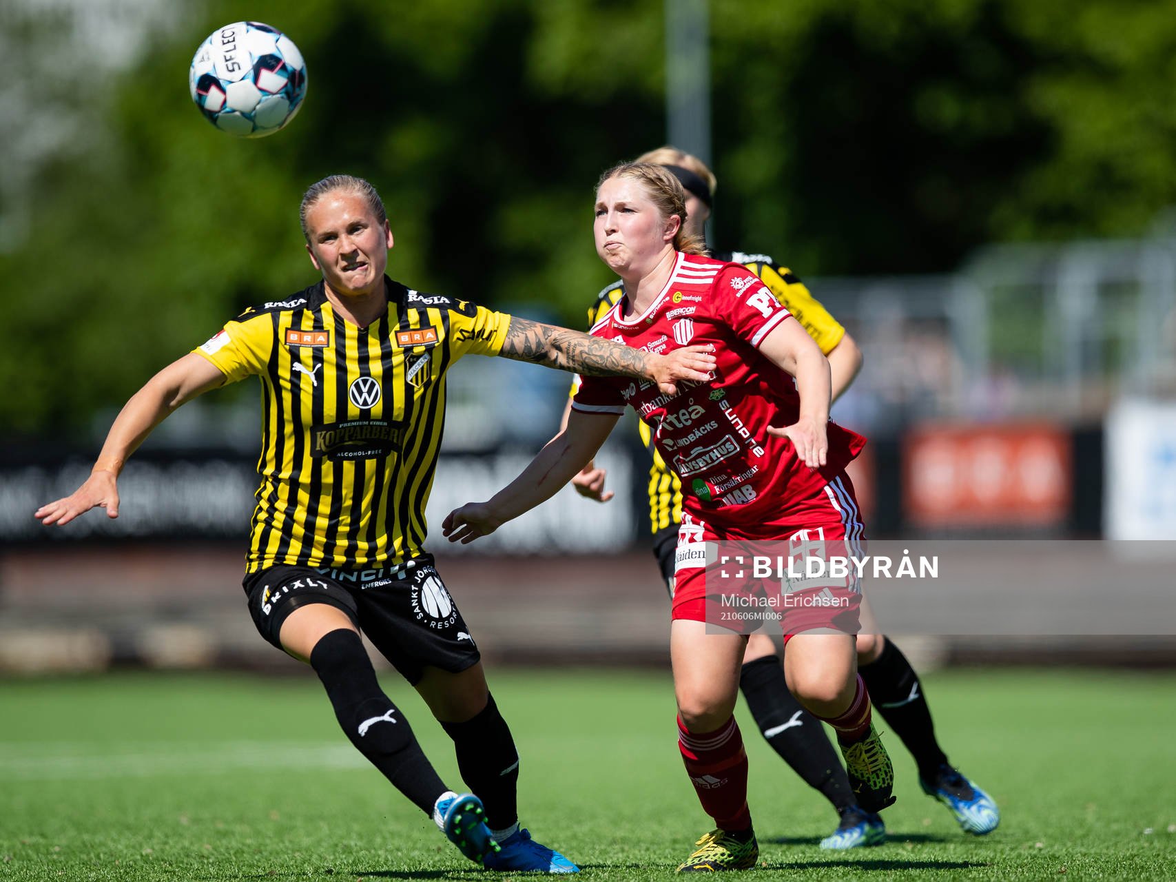 Häckens Filippa Curmark och Piteås Hanna Andersson