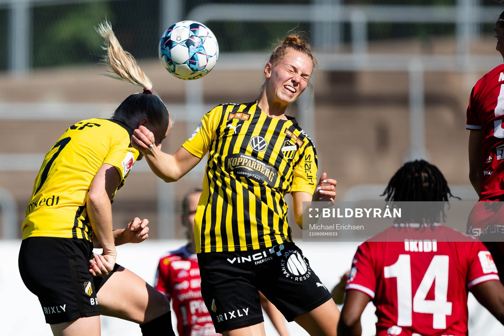 Häckens Stina Blackstenius och Dilja Yr Zomers
