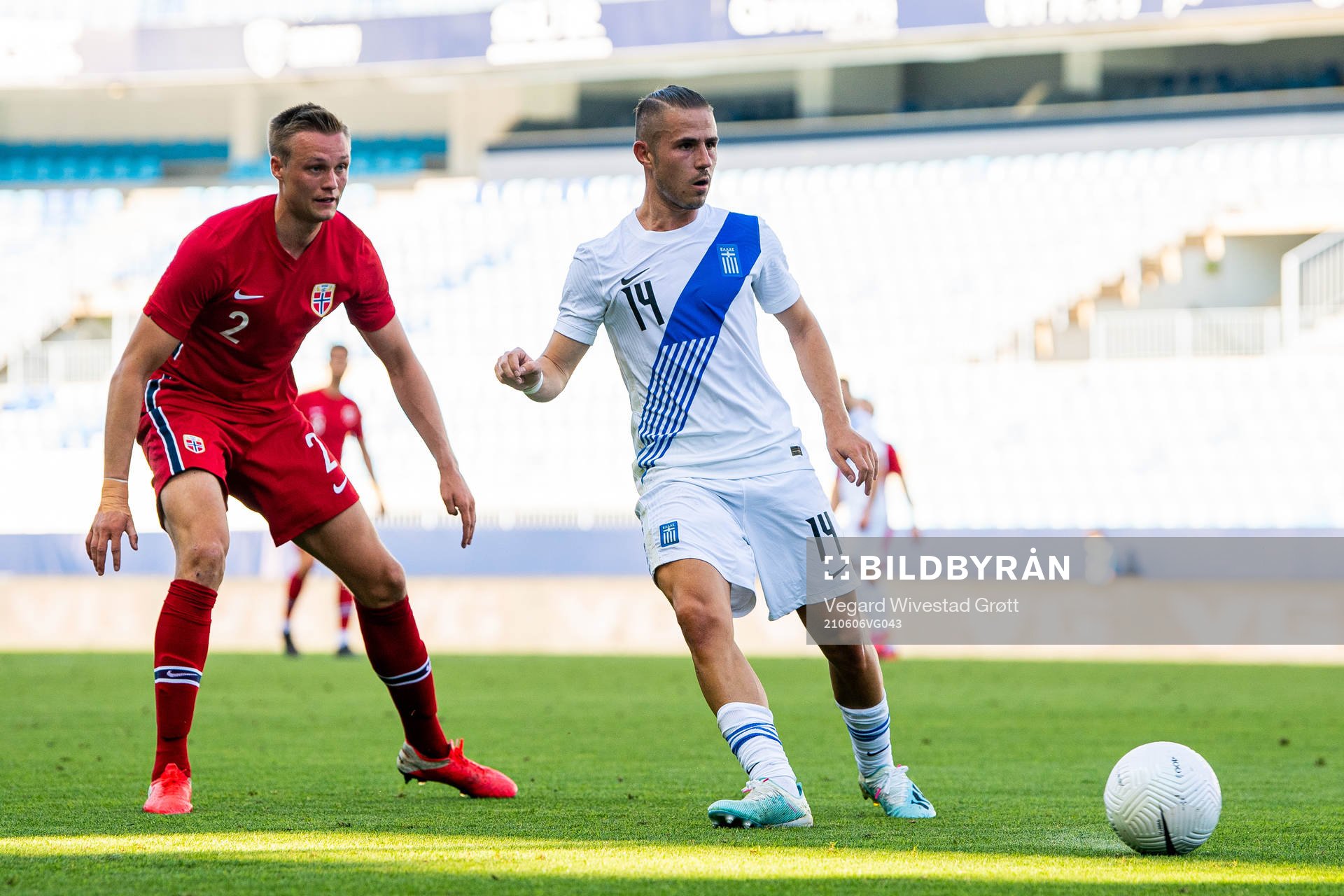 Stian Gregersen of Norway and Dimitrios Pelkas of Greece